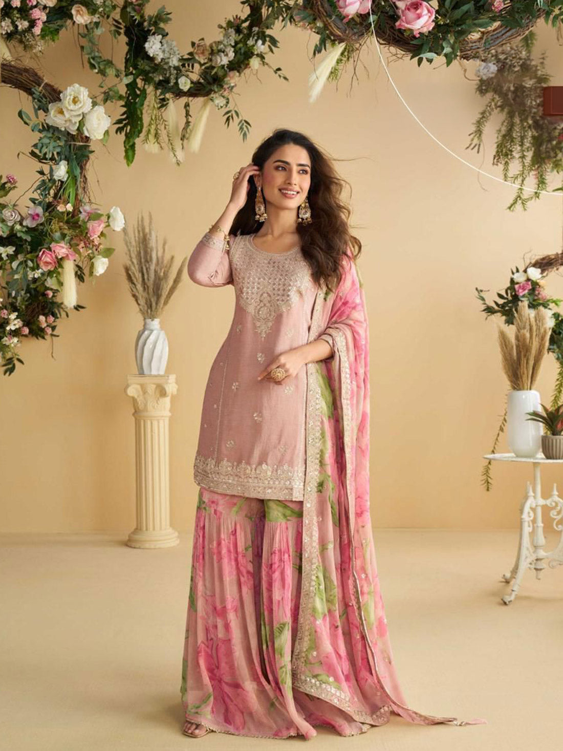 Araina Sharara Suit - Roop Darshan
