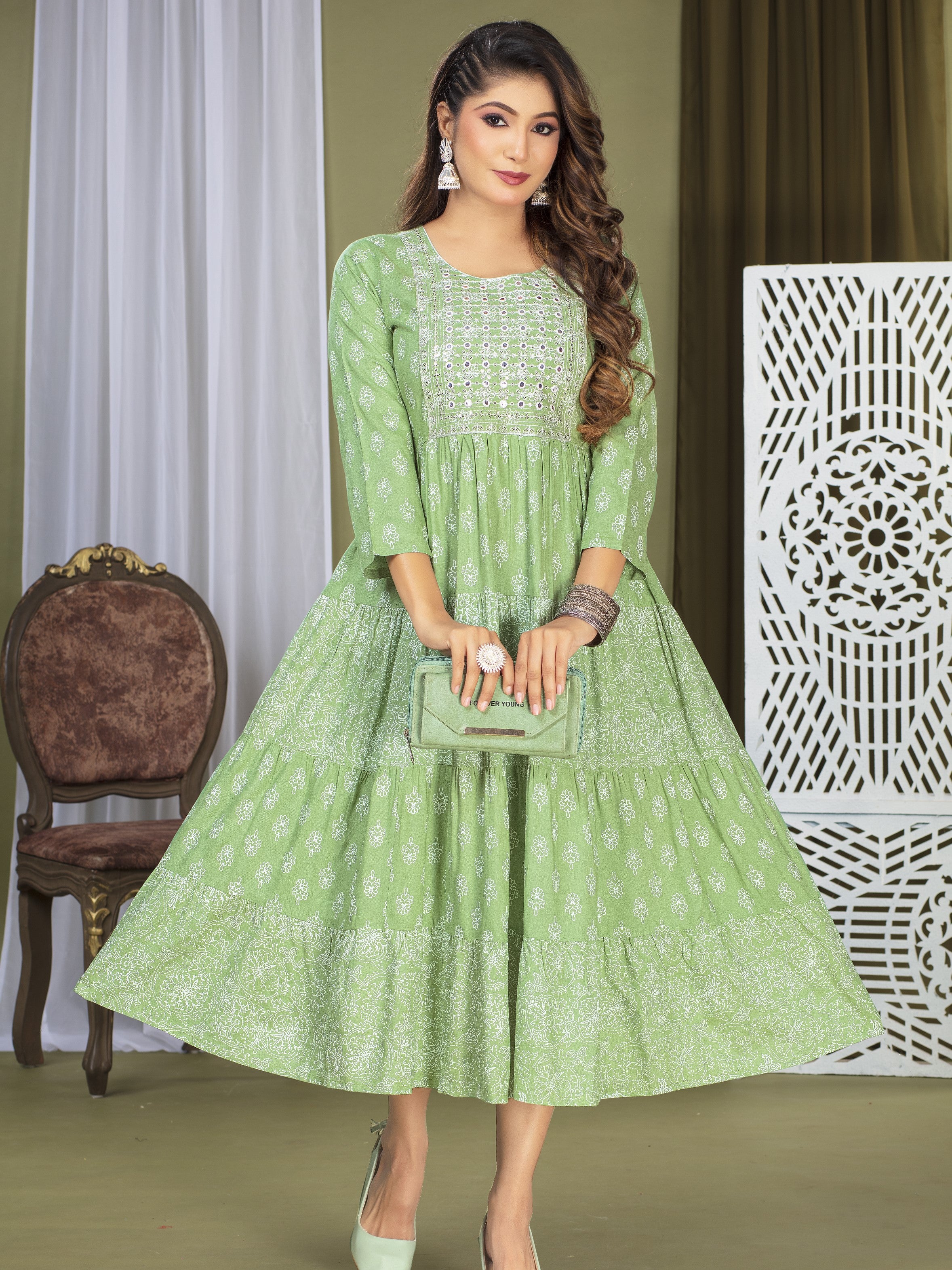 Vanshika Flair Kurti - Roop Darshan