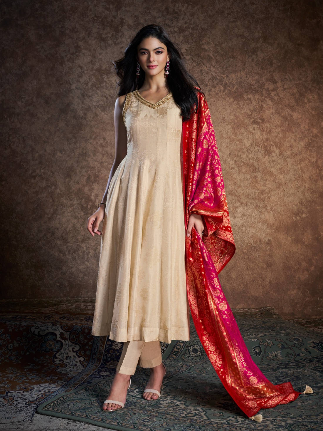 Arohi Silk Flair Suit