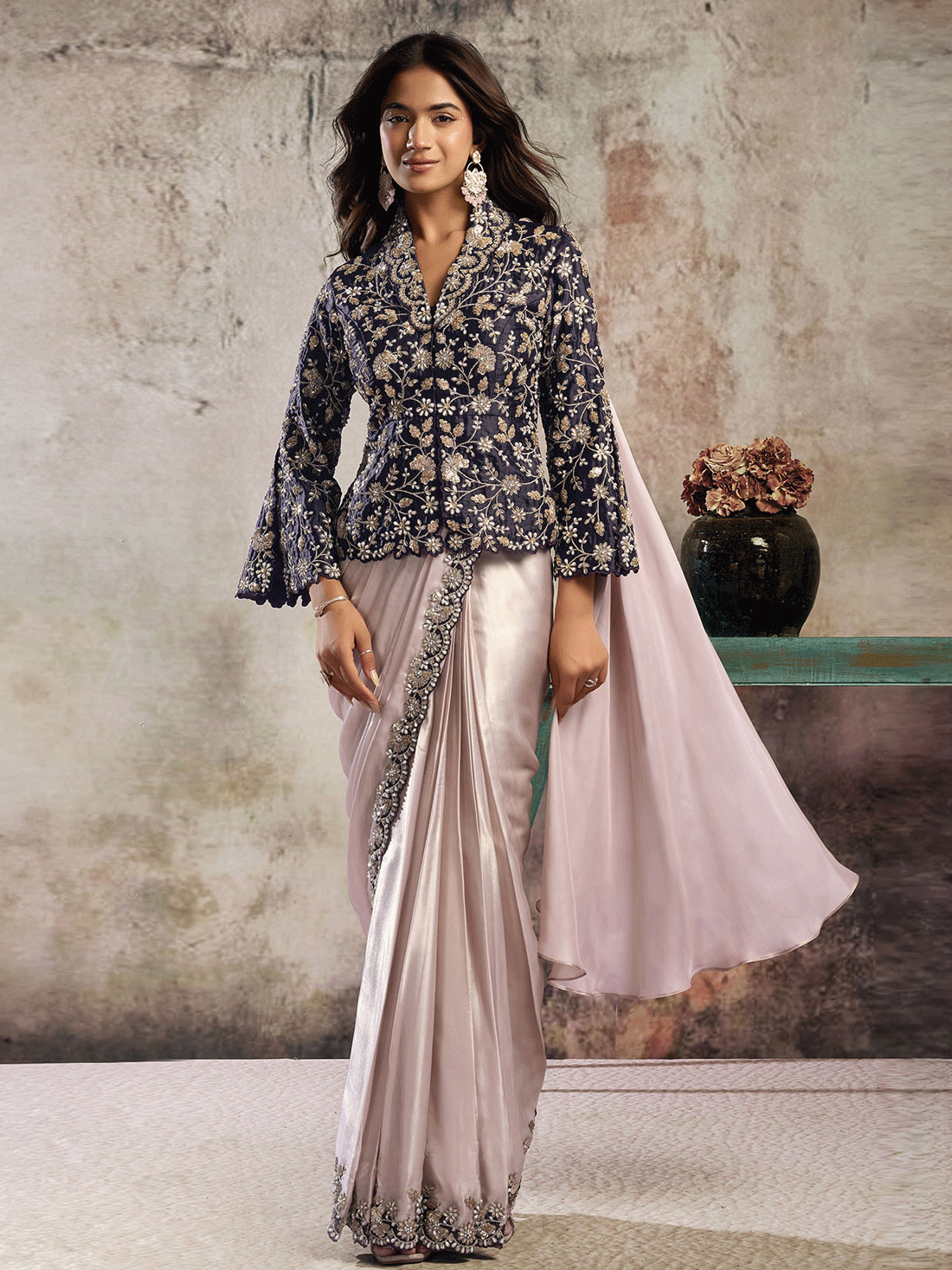 Zahra Silk Choli Saree
