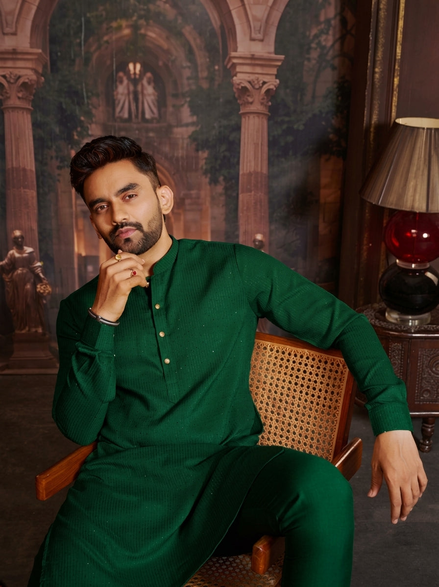 Ashwin Silk Kurta Set