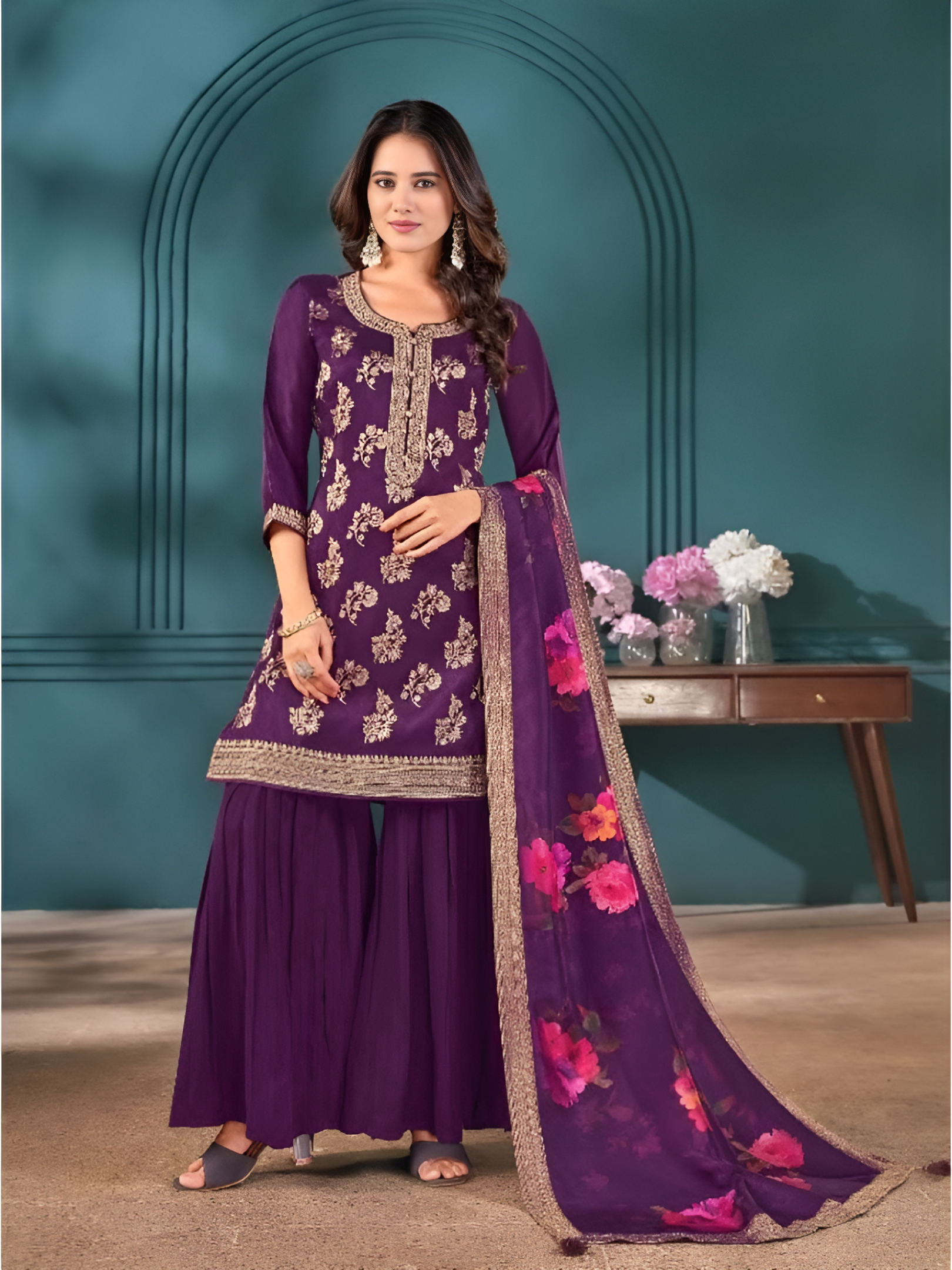 Nia Sharara Suit
