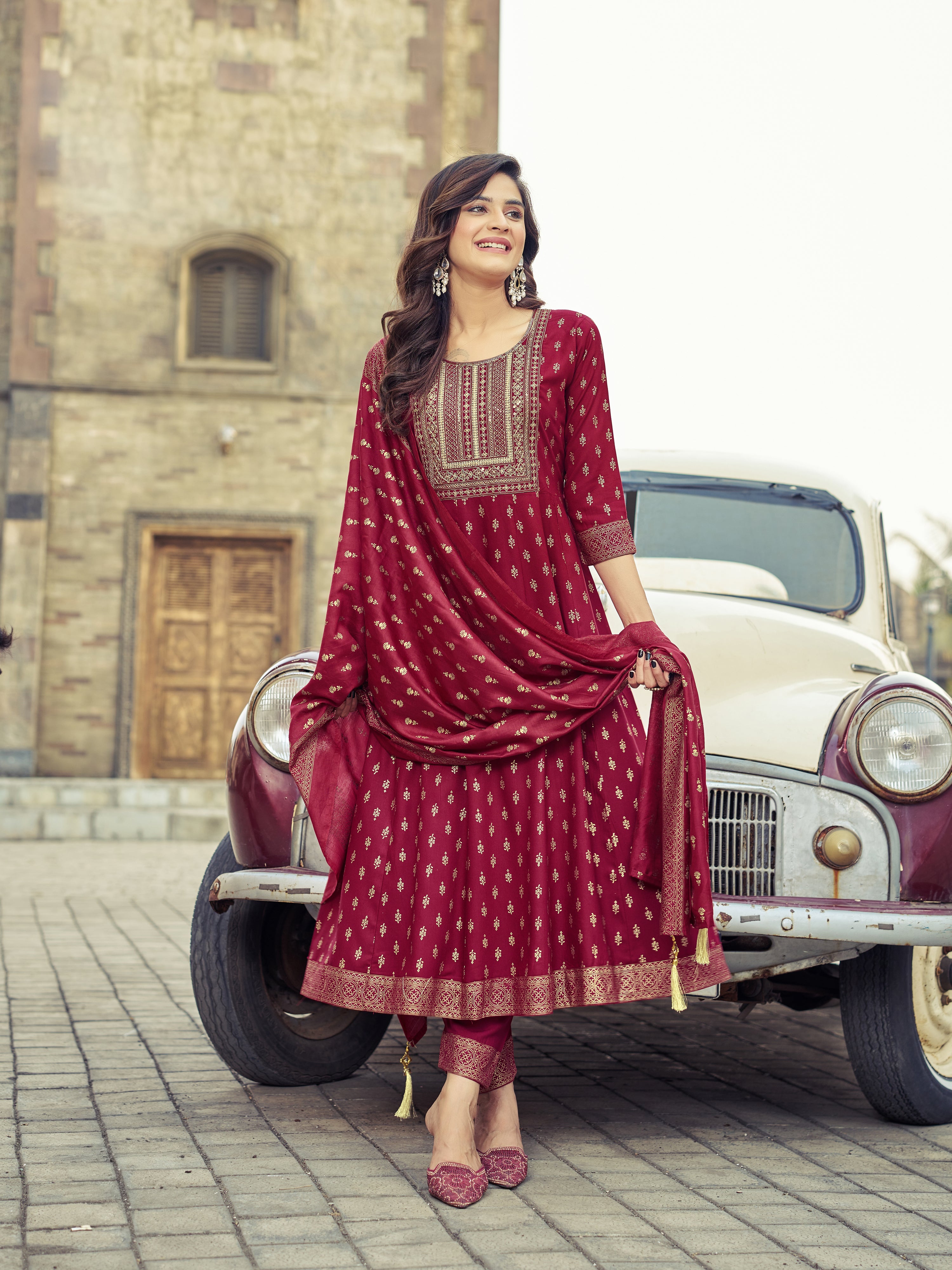 Vamika Flair Kamiz & Pant - Roop Darshan