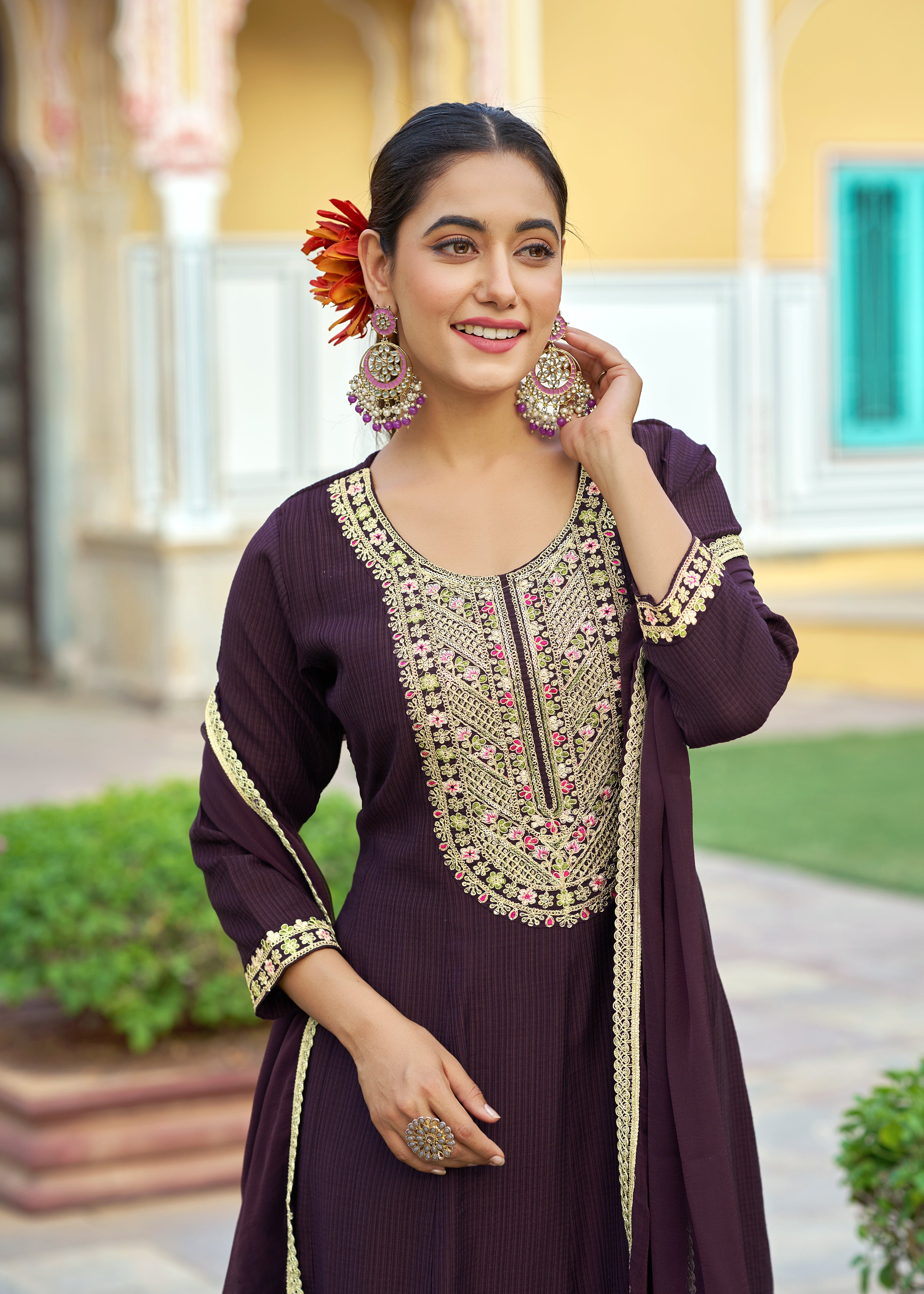 Farisha Flair Suit - Roop Darshan