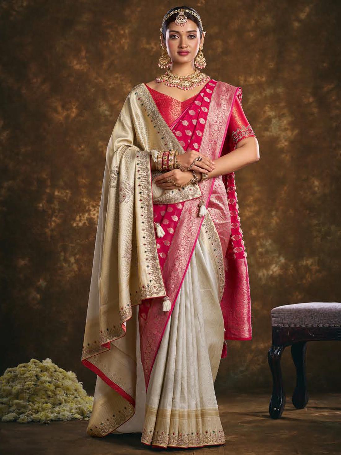 Devika Bridal Silk Saree