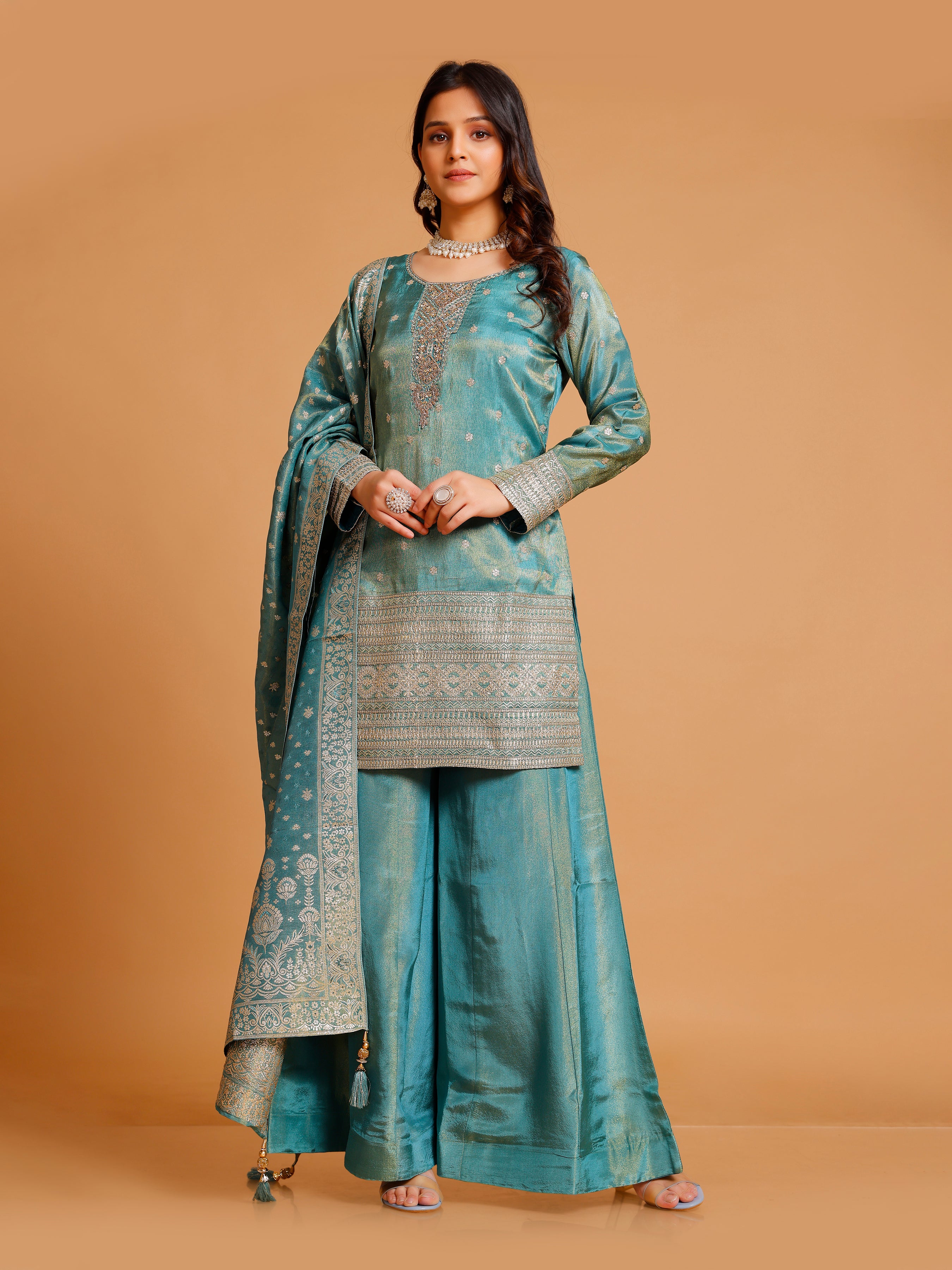 Tapsi Palazzo Suit - Roop Darshan