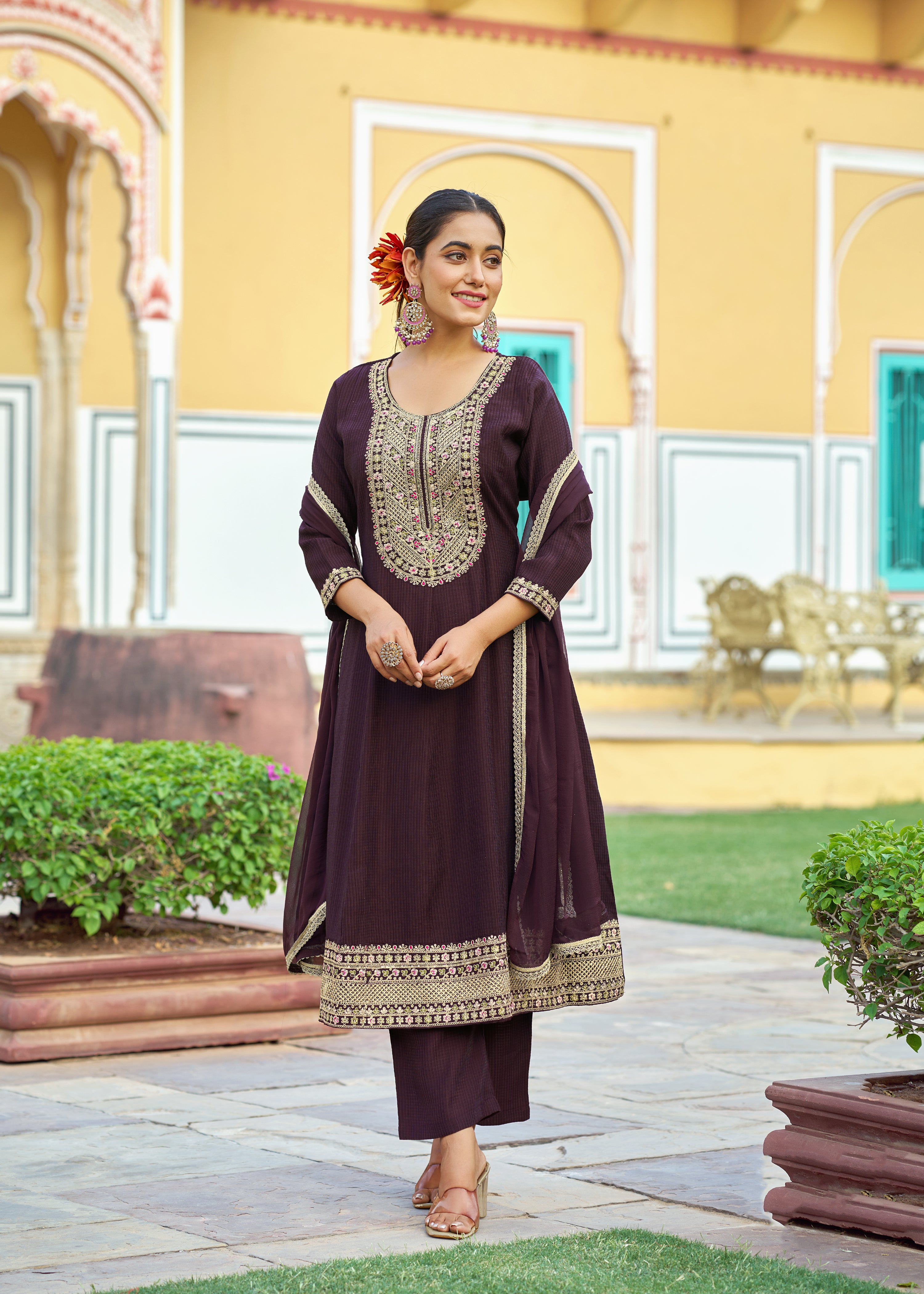 Farisha Flair Suit - Roop Darshan