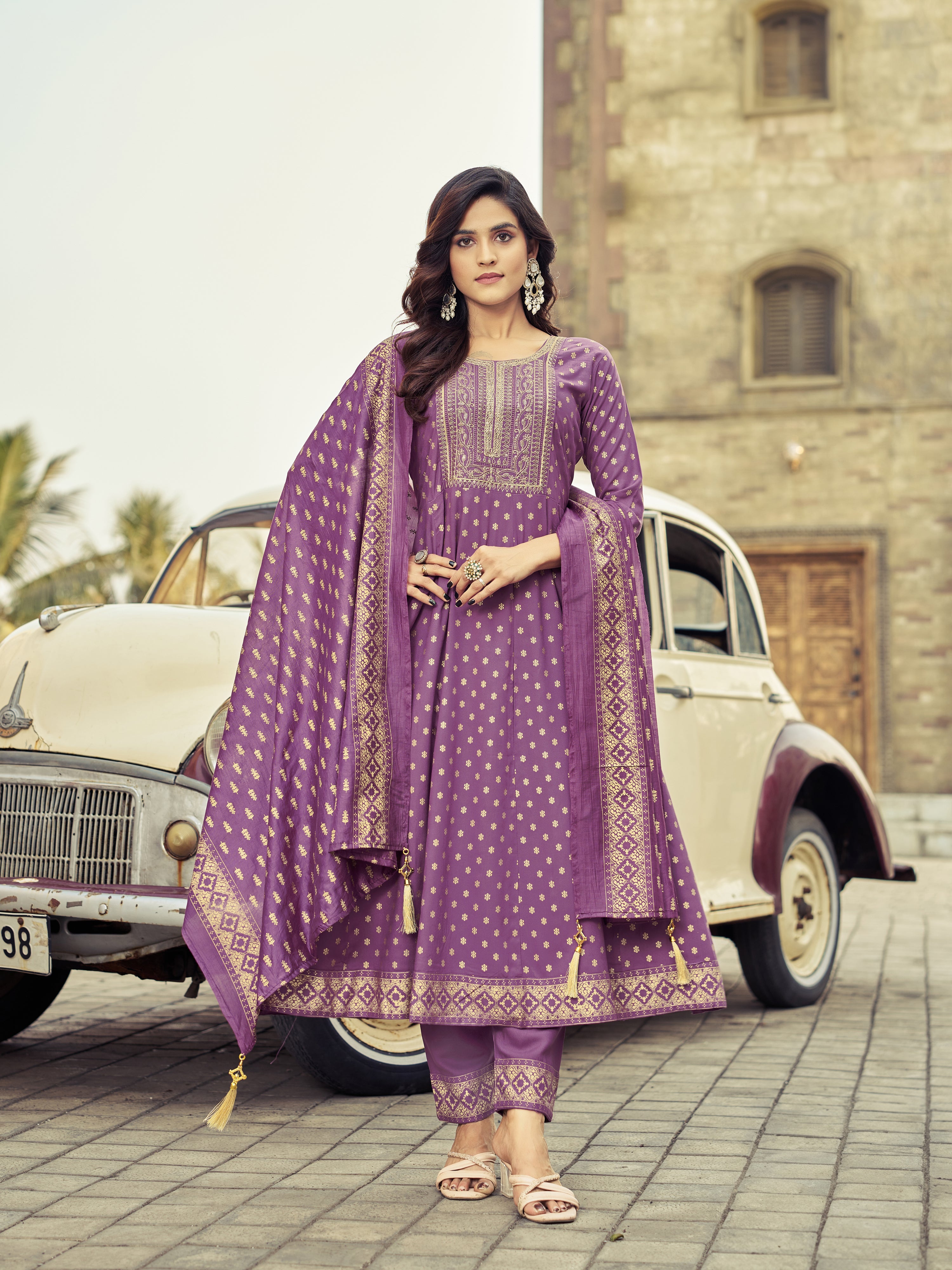 Vamika Flair Kamiz & Pant - Roop Darshan