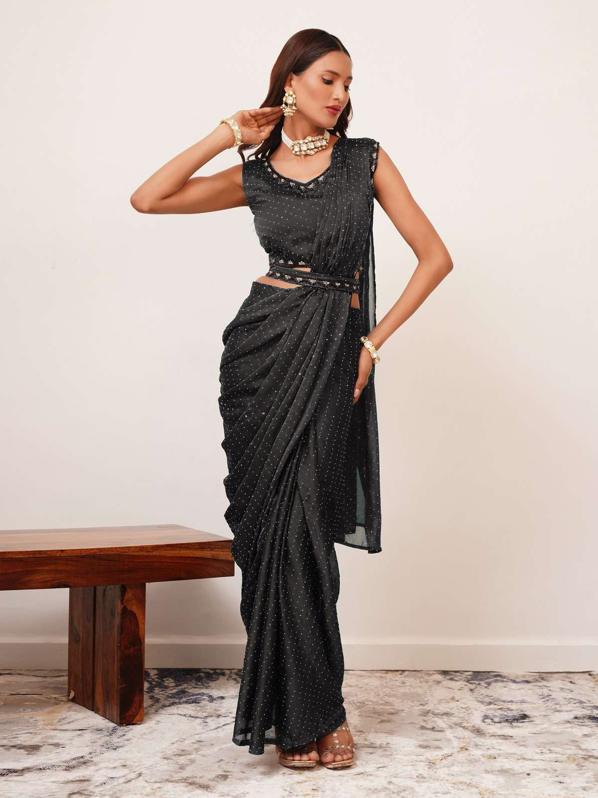 Vina Ready To Wear Choli Saree