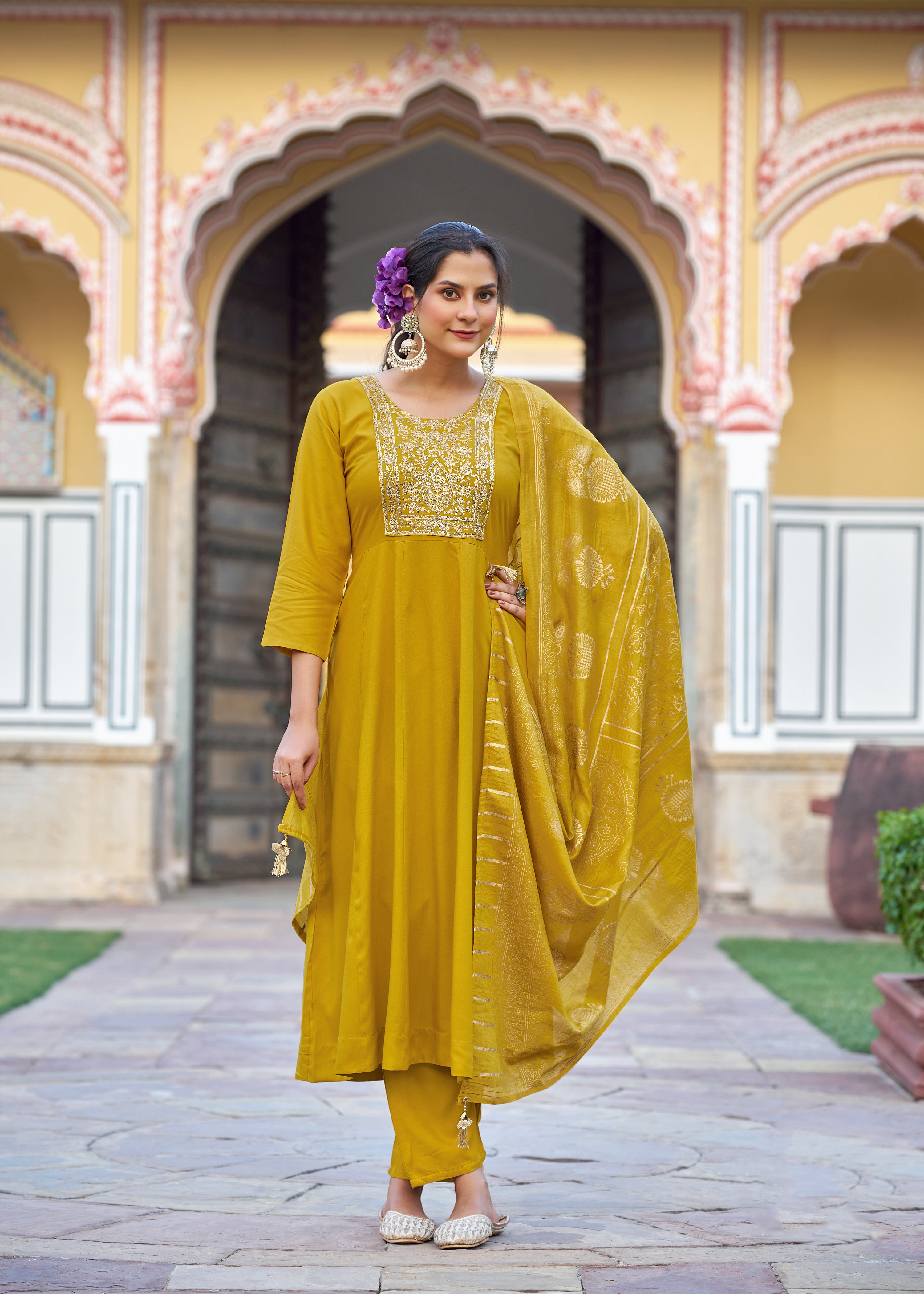 Sachi Flair Suit - Roop Darshan