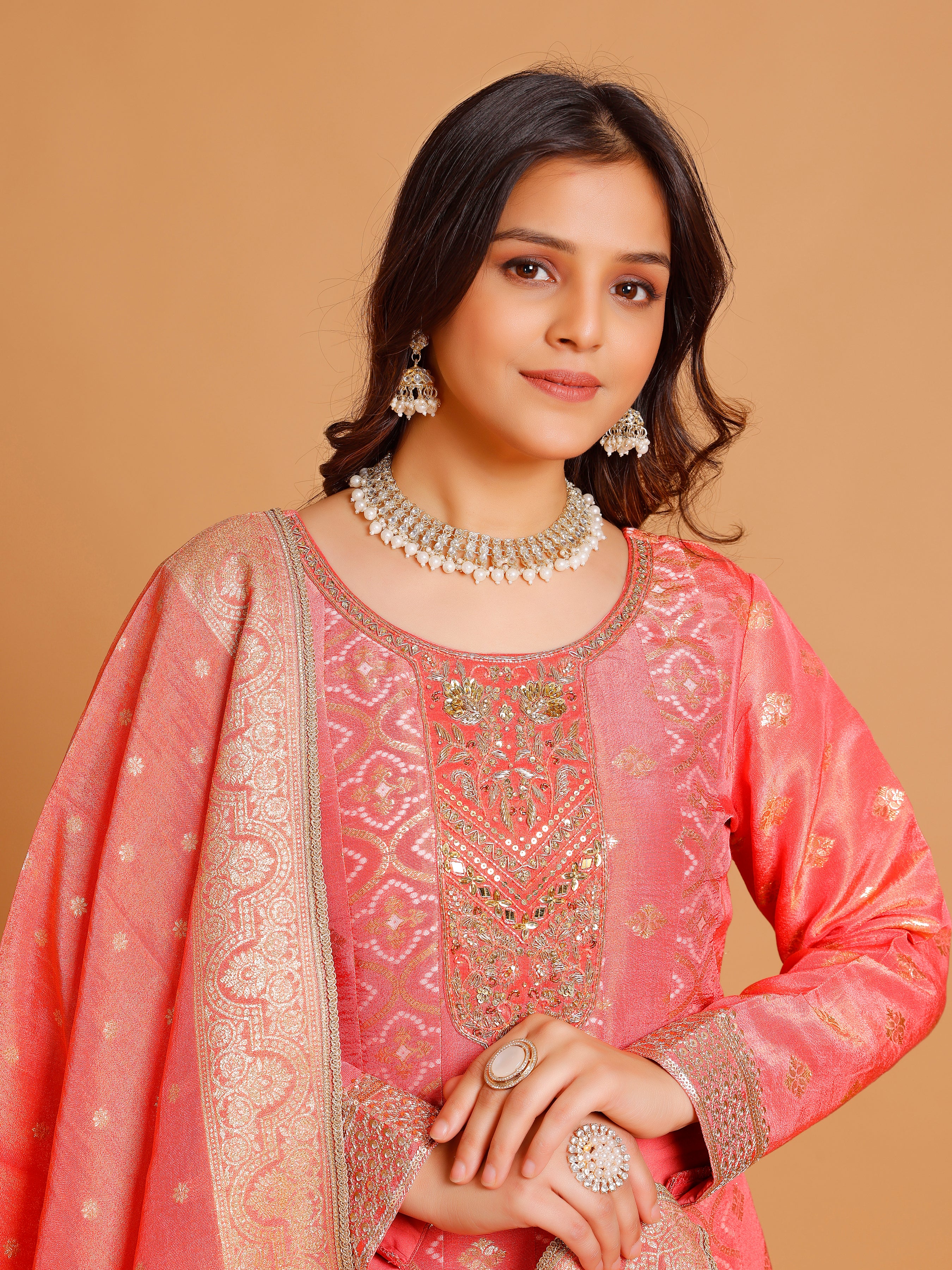 Niva Palazzo Suit - Roop Darshan