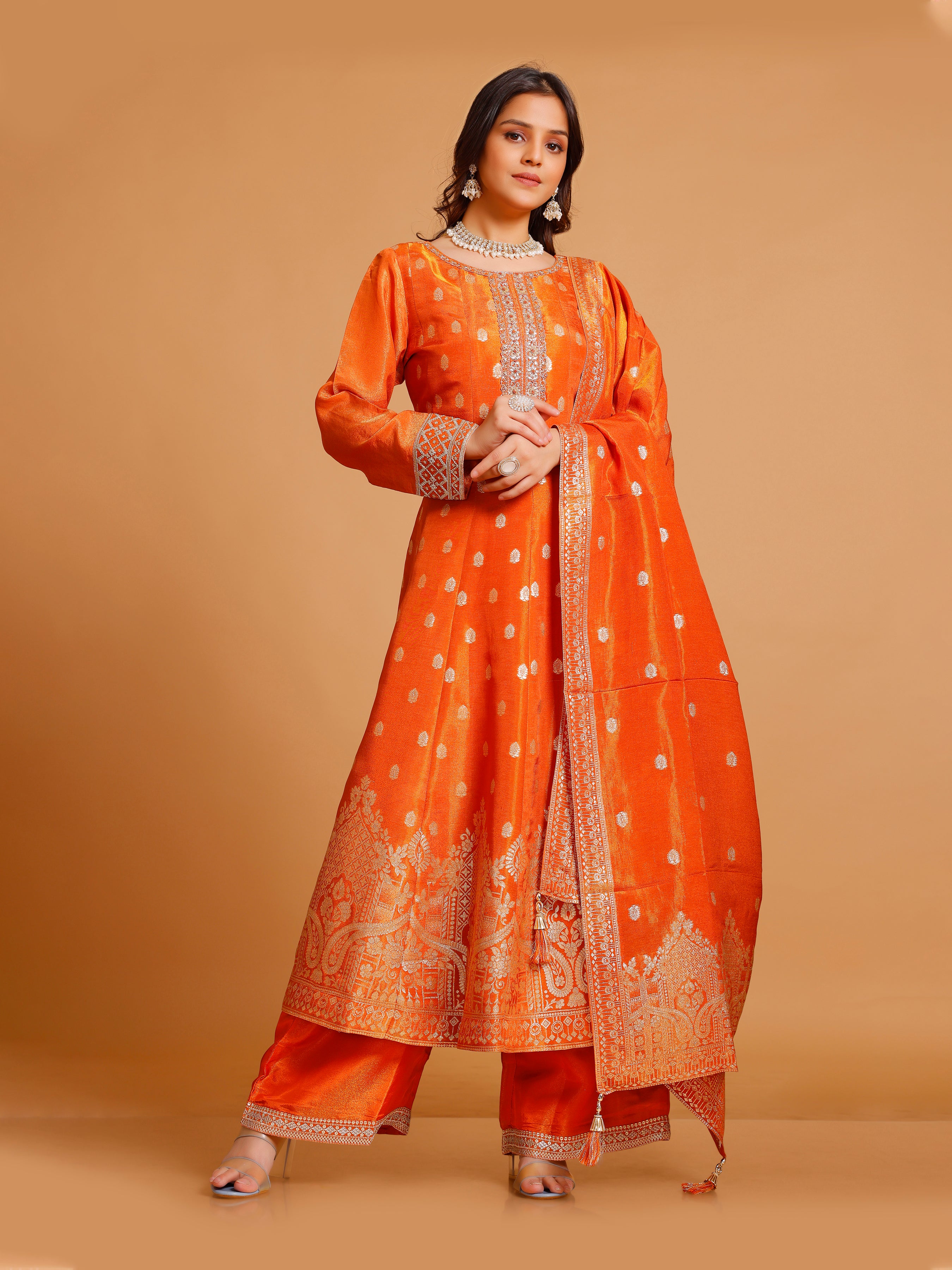 Niska Palazzo Suit - Roop Darshan