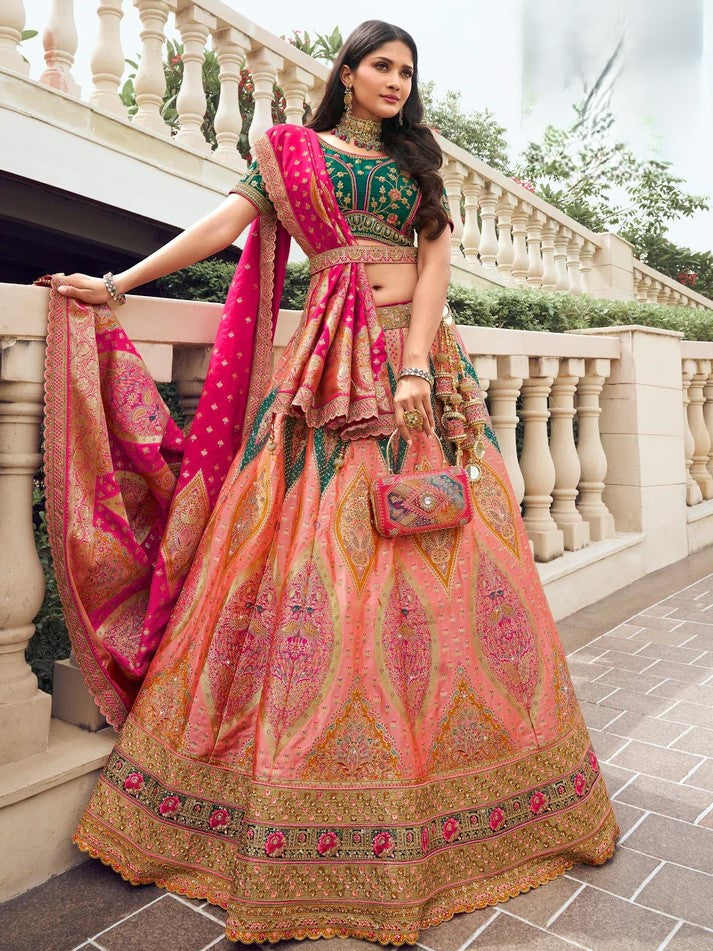 Leela Unstitched Lehenga Choli - Roop Darshan