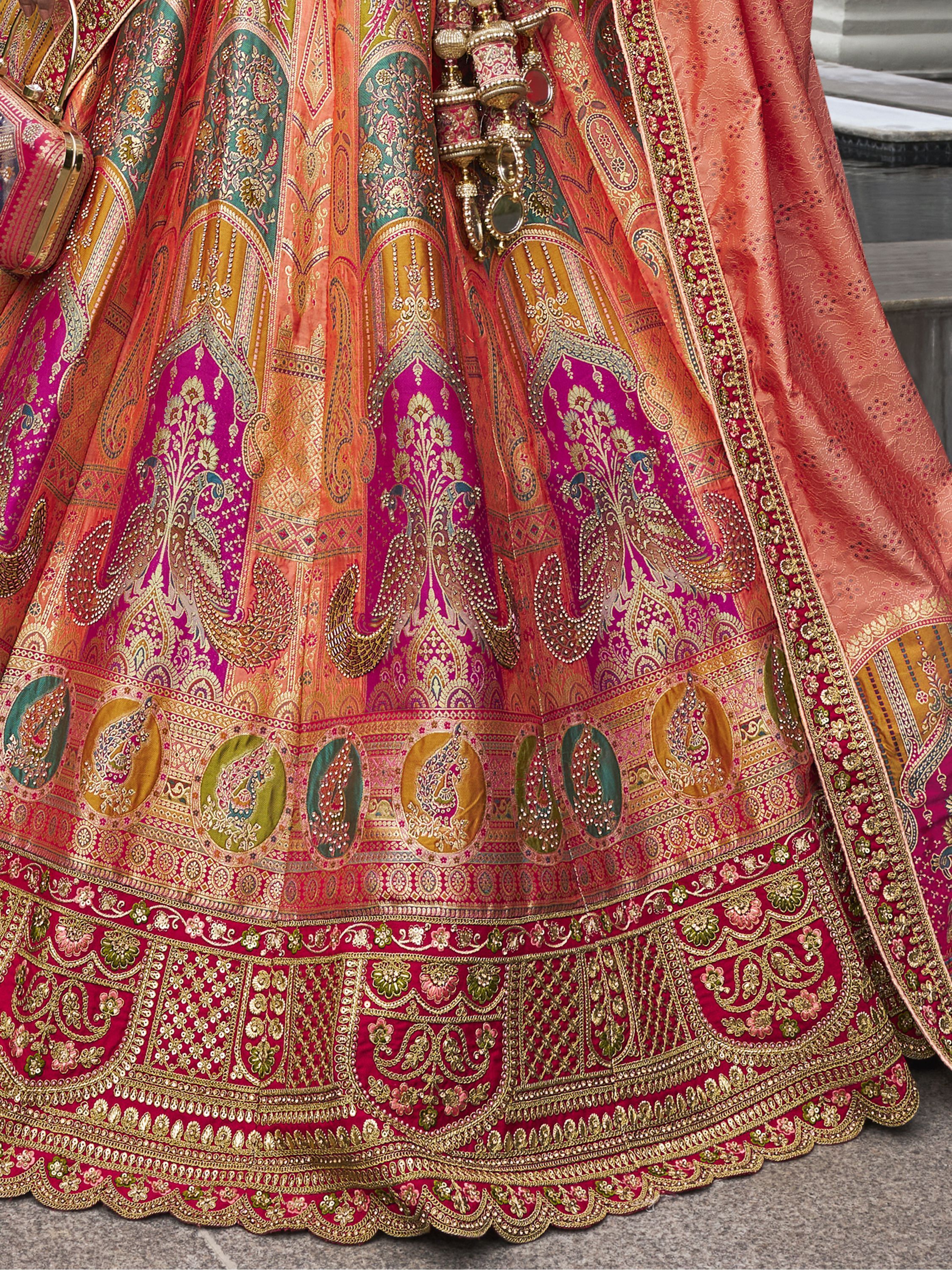 Padmini Unstitched Lehenga Choli - Roop Darshan