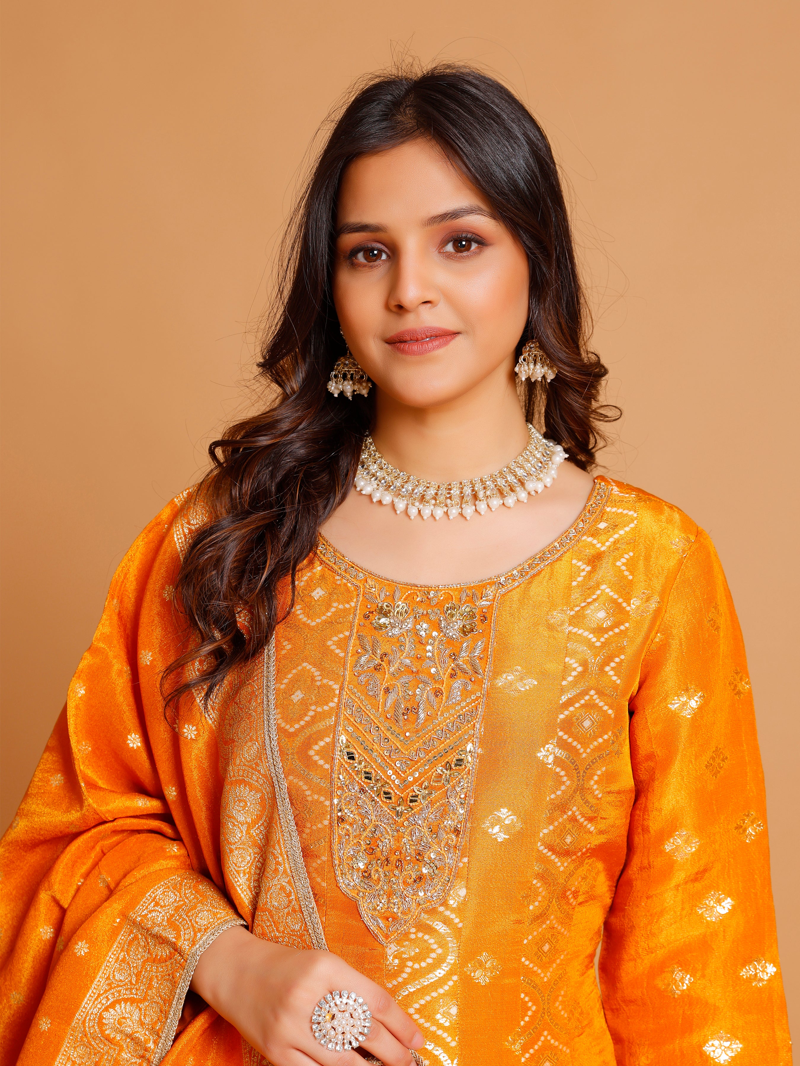 Niva Palazzo Suit - Roop Darshan