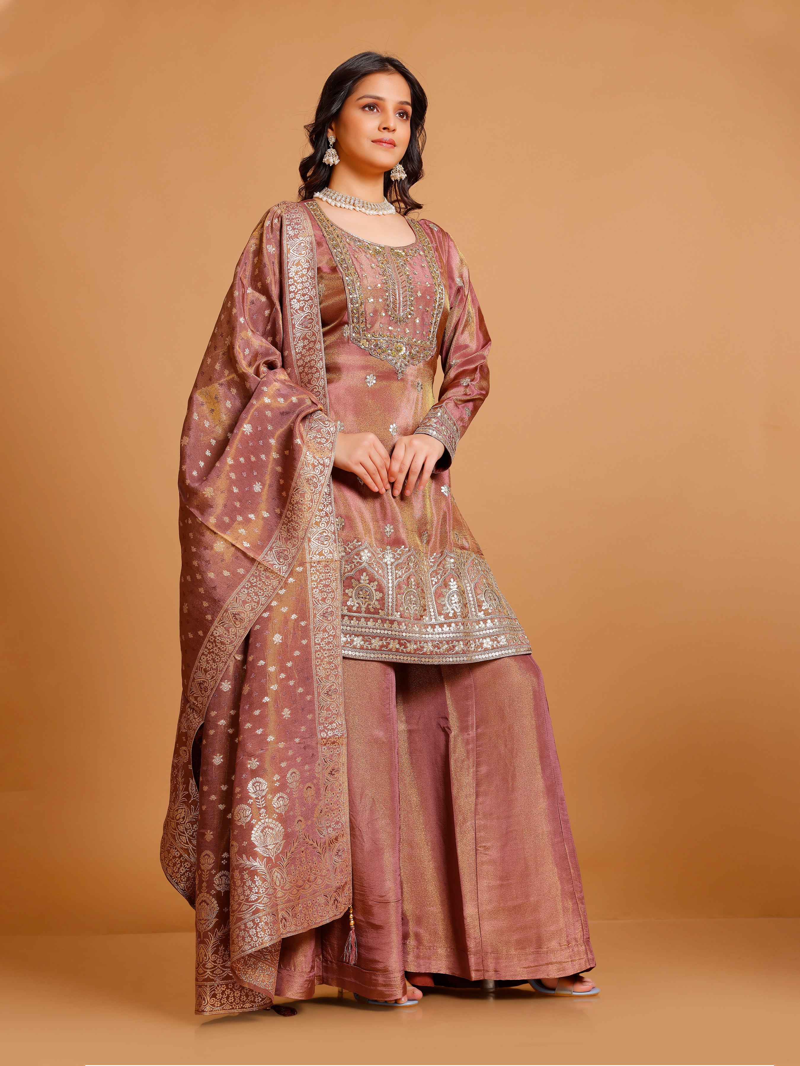Niska Palazzo Suit - Roop Darshan