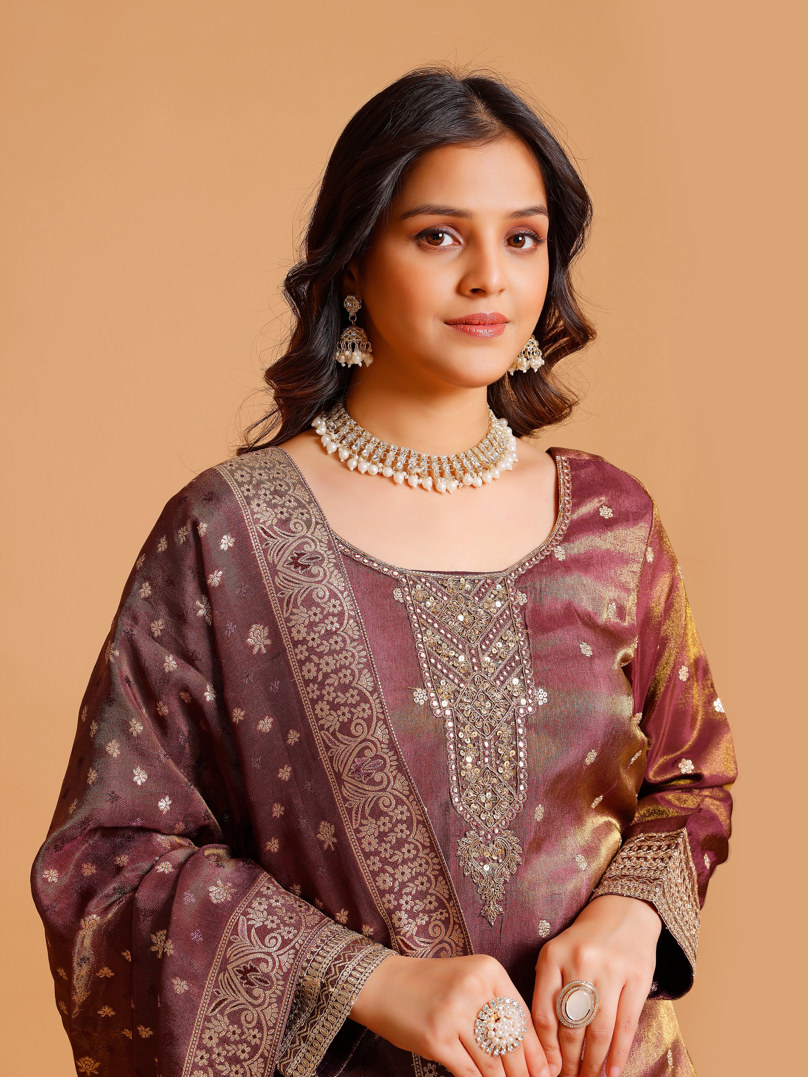 Tapsi Palazzo Suit - Roop Darshan