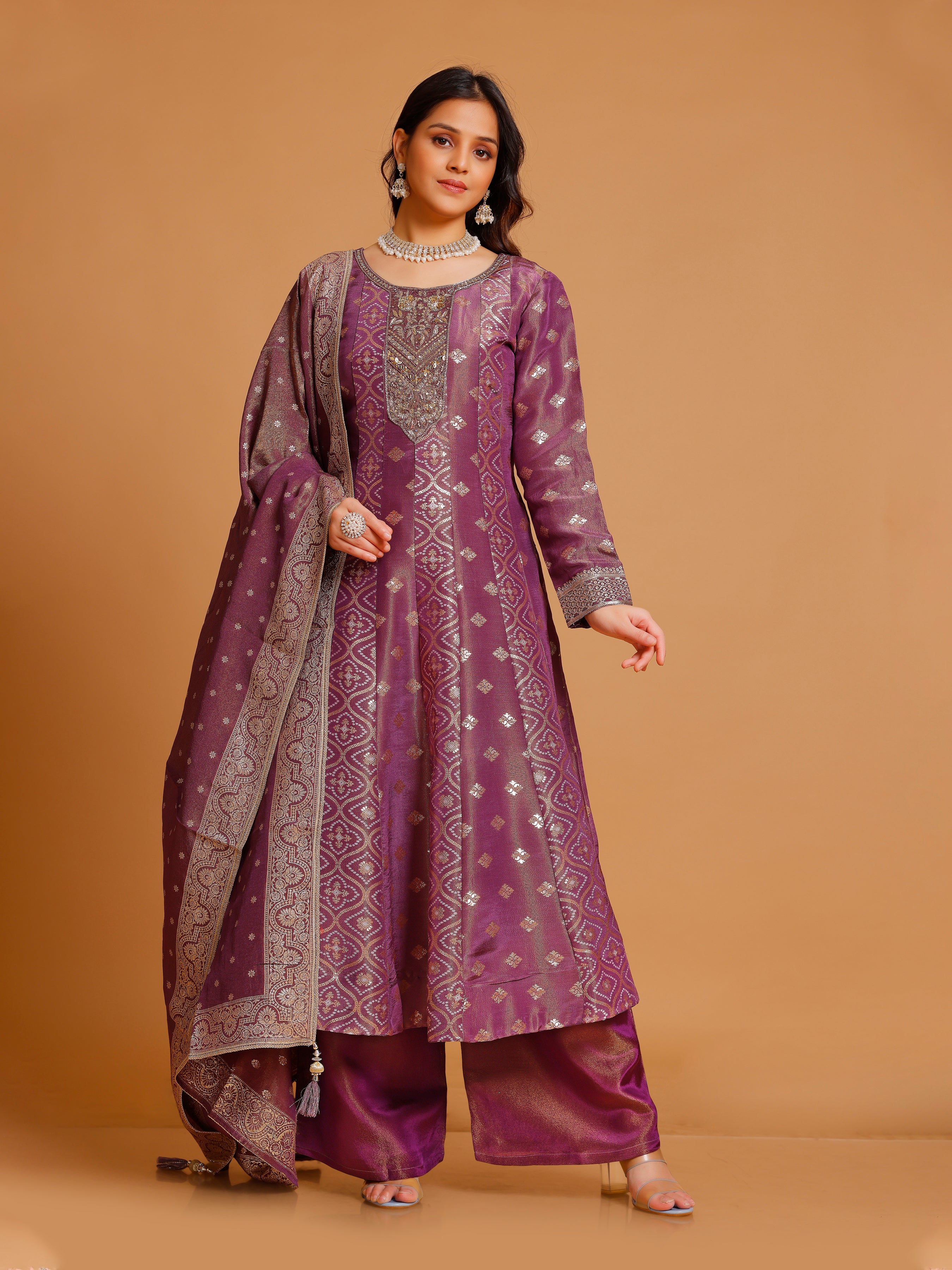 Niva Palazzo Suit - Roop Darshan