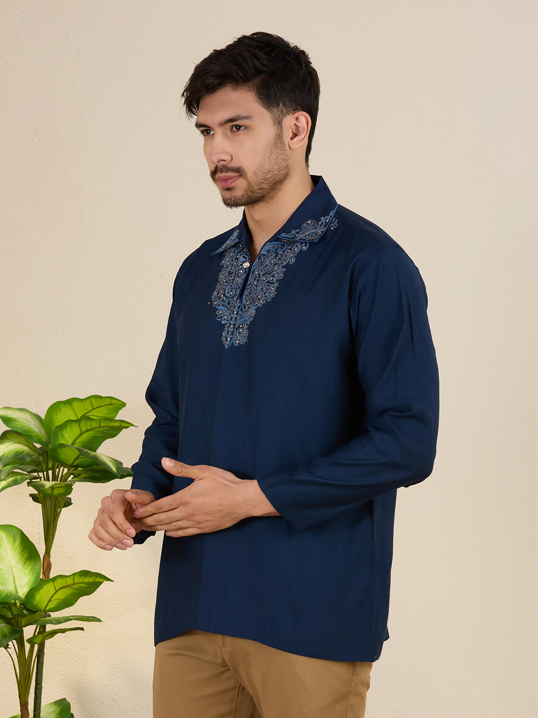 Mens Embroidered Kurta