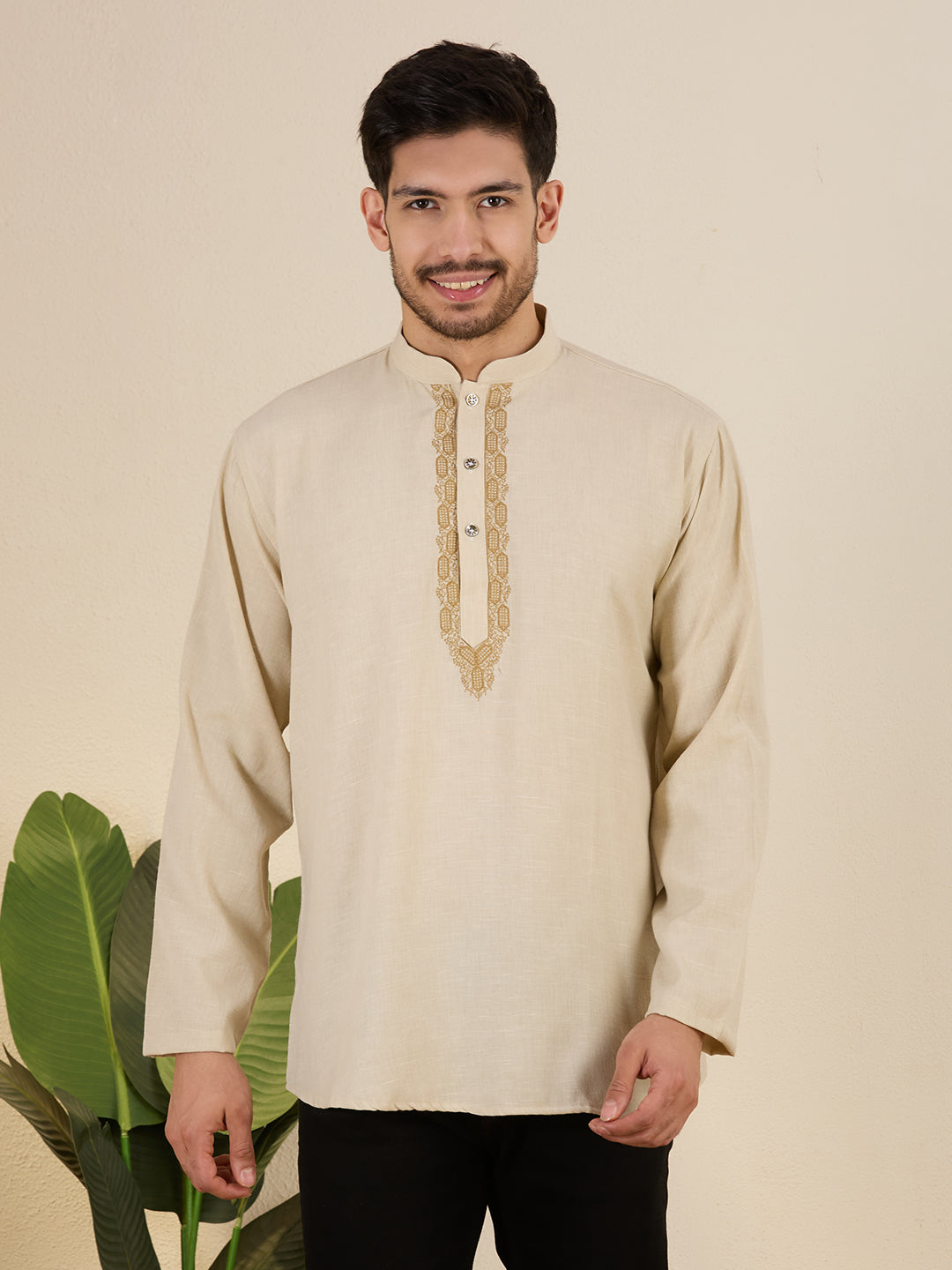 Mens Embroidered Kurta
