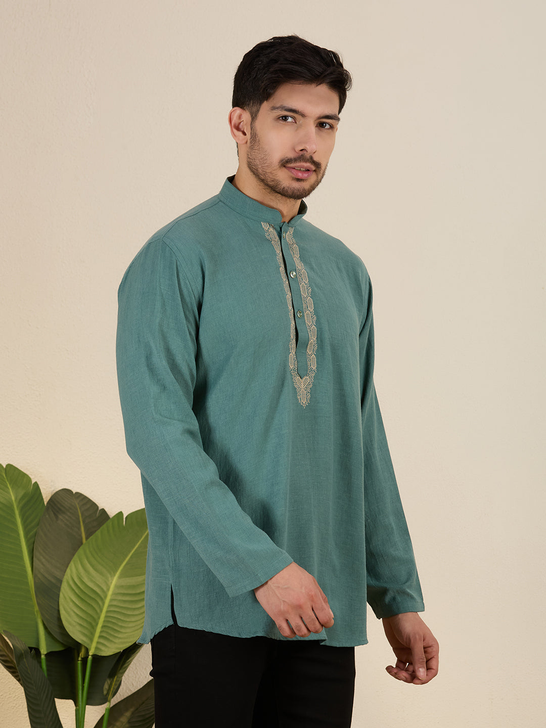 Mens Embroidered Kurta