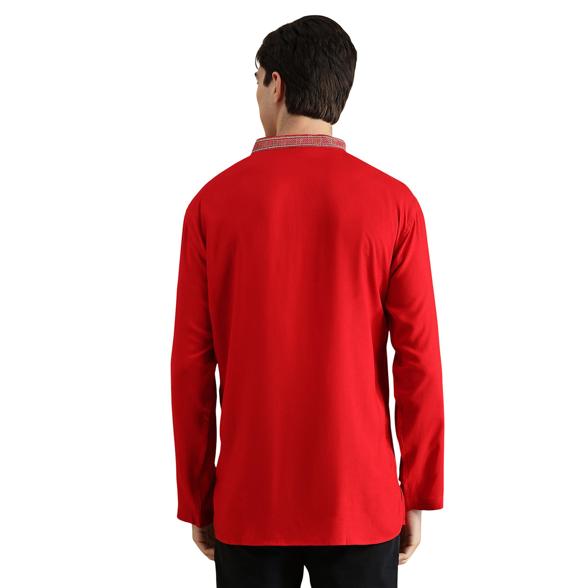 Om Silk Short Kurta