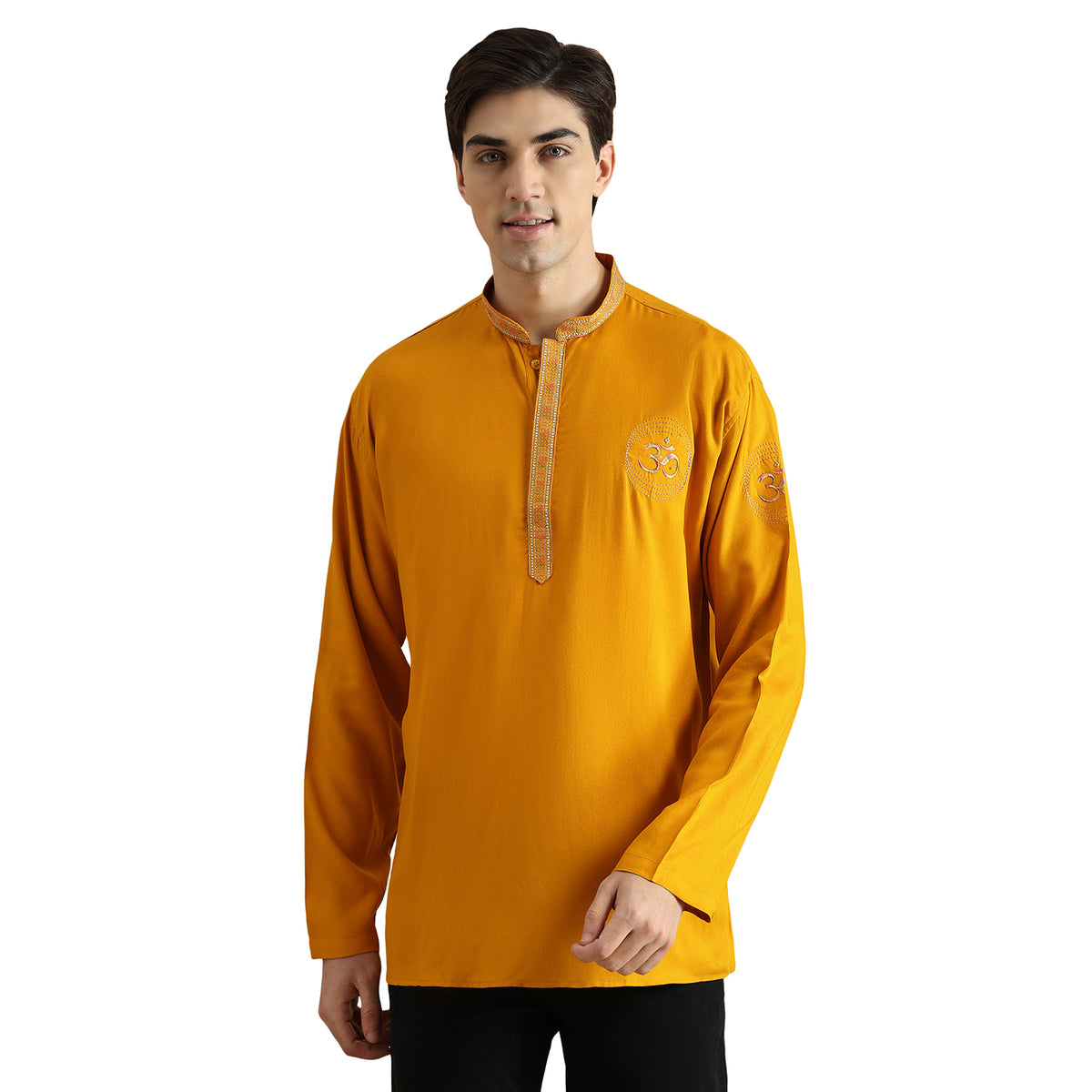 Om Silk Short Kurta
