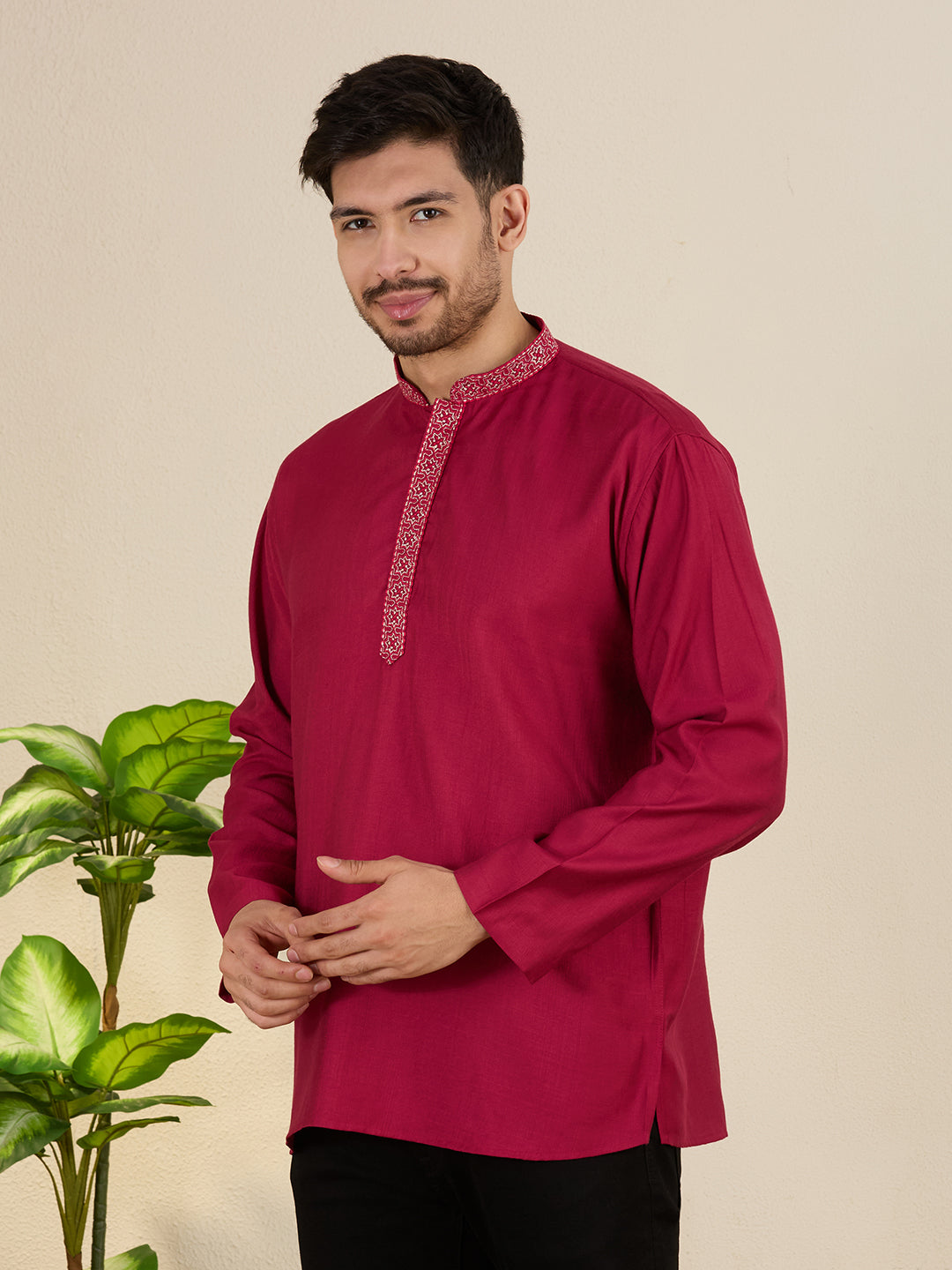 Mens Embroidered Kurta