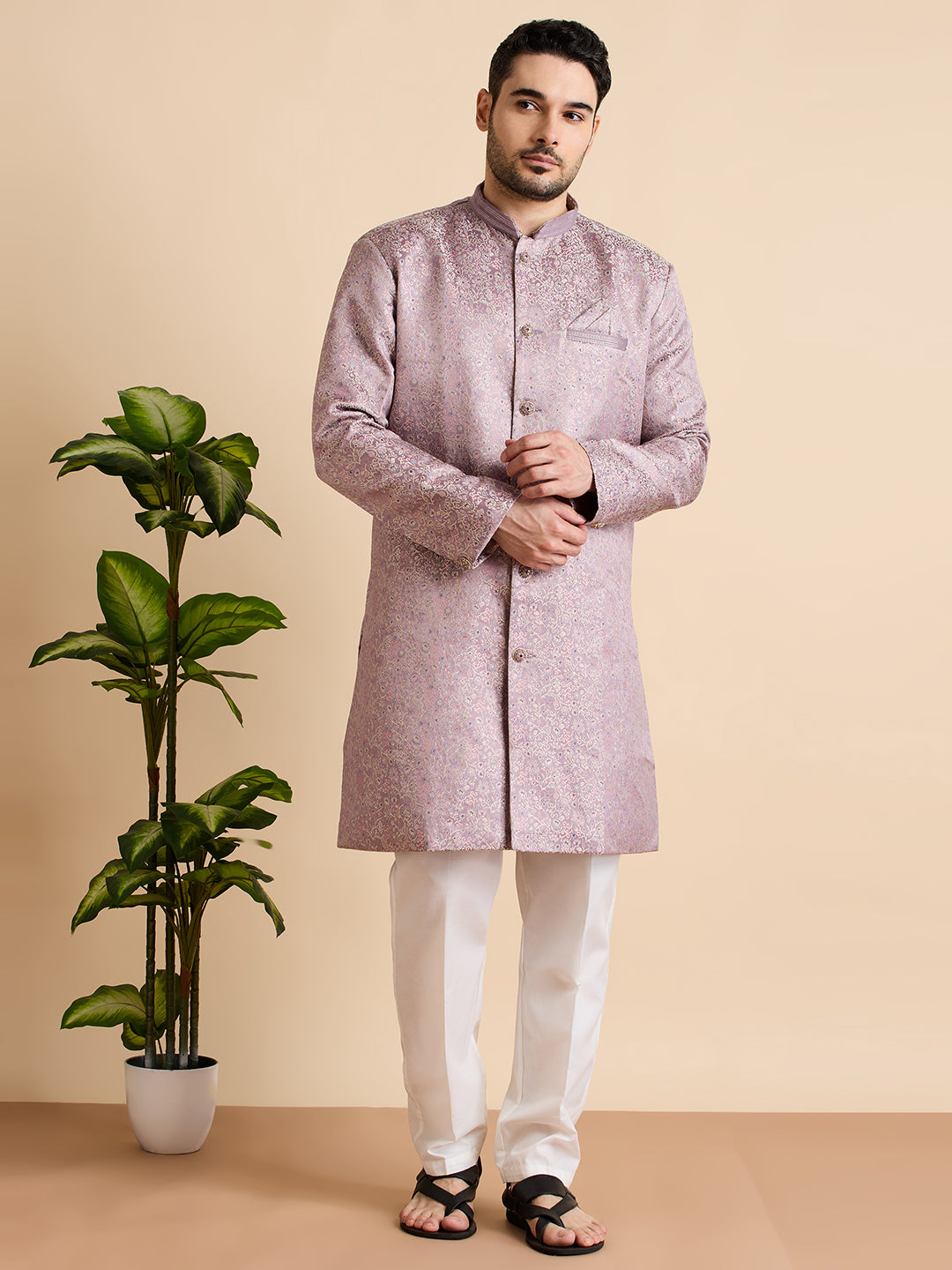 Adhyaan Semi Indo-Western Suit
