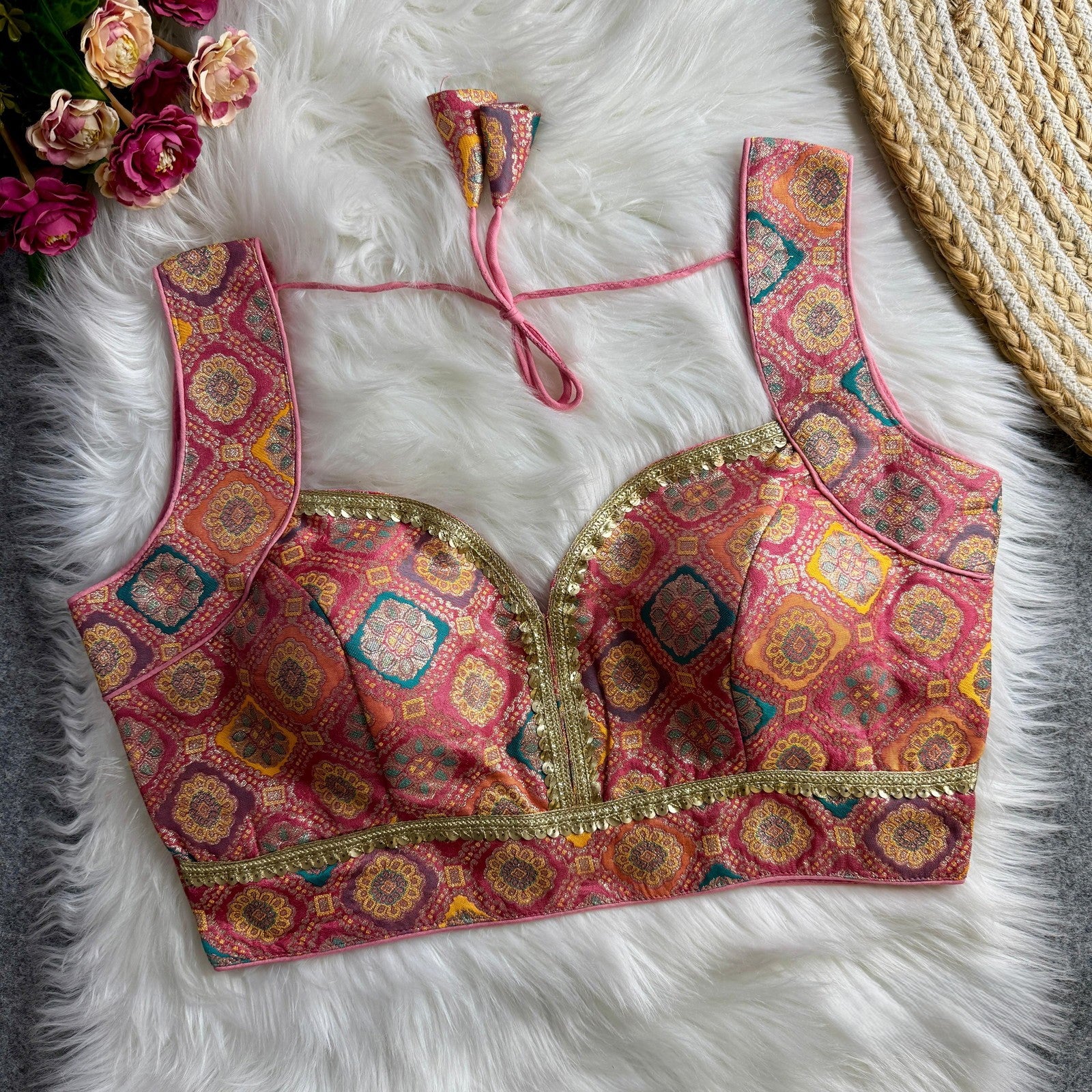 Brocade Silk Blouse