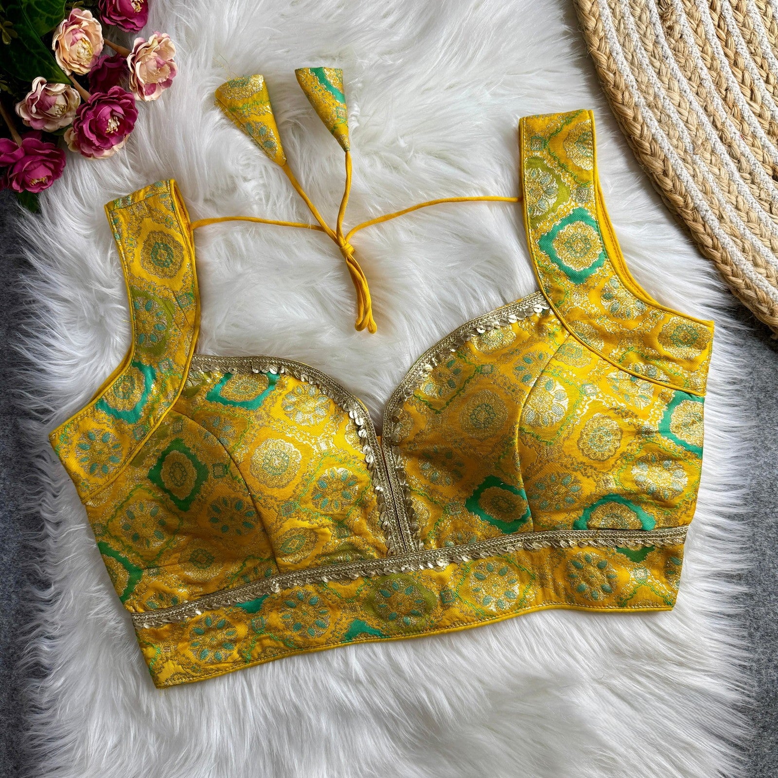 Brocade Silk Blouse