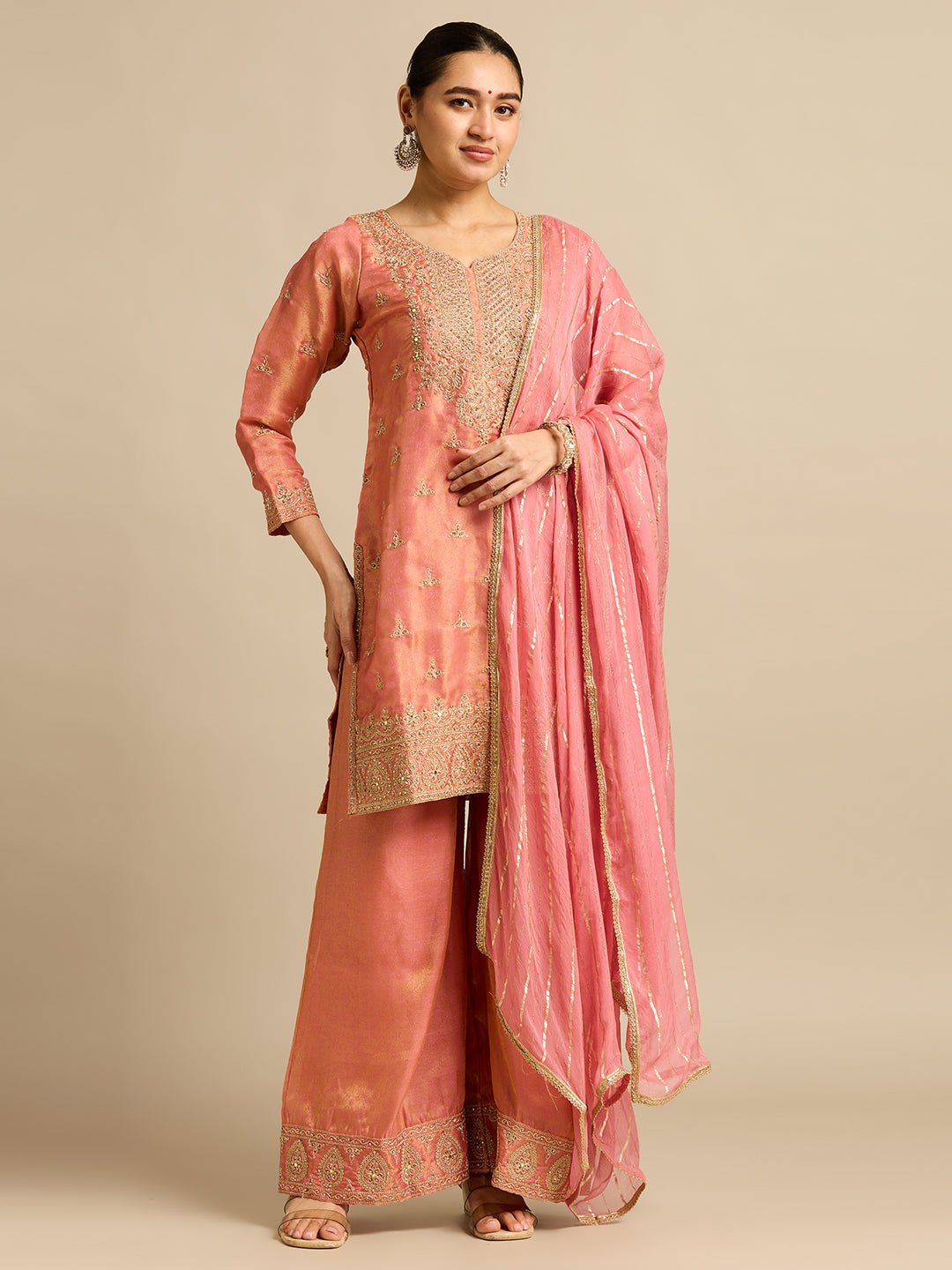Ronisha Silk Palazzo Suit