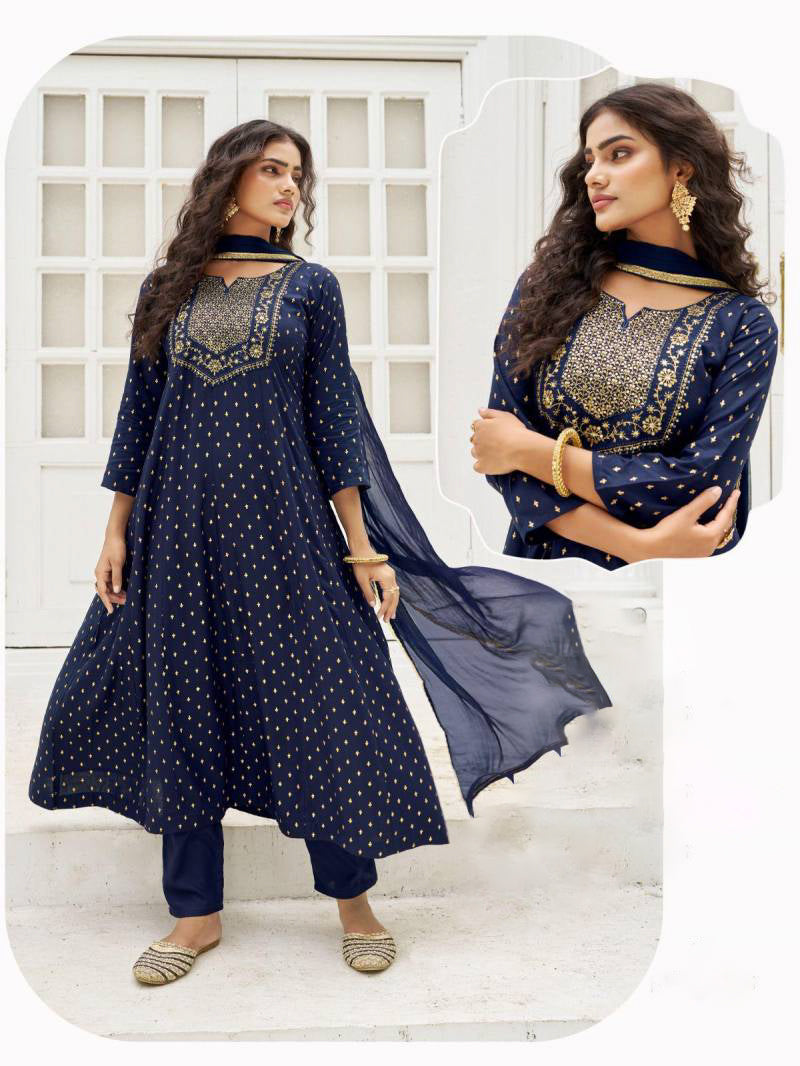 Mira Flair Suit - Roop Darshan