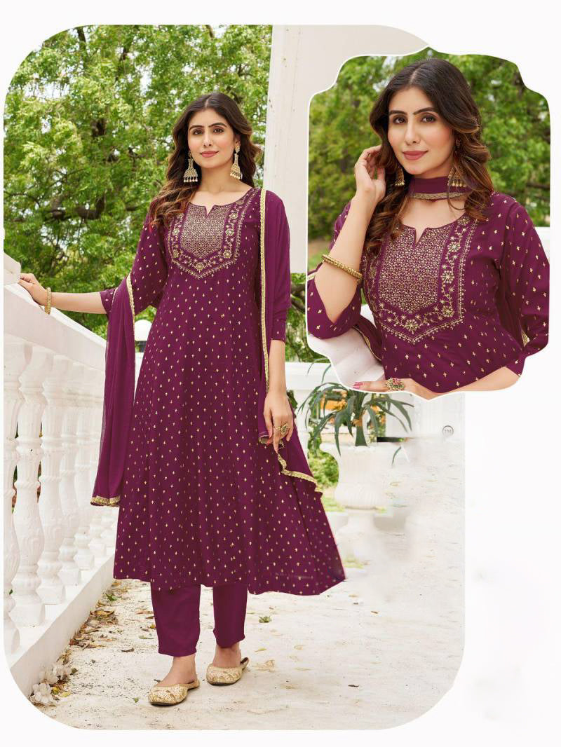 Mira Flair Suit - Roop Darshan