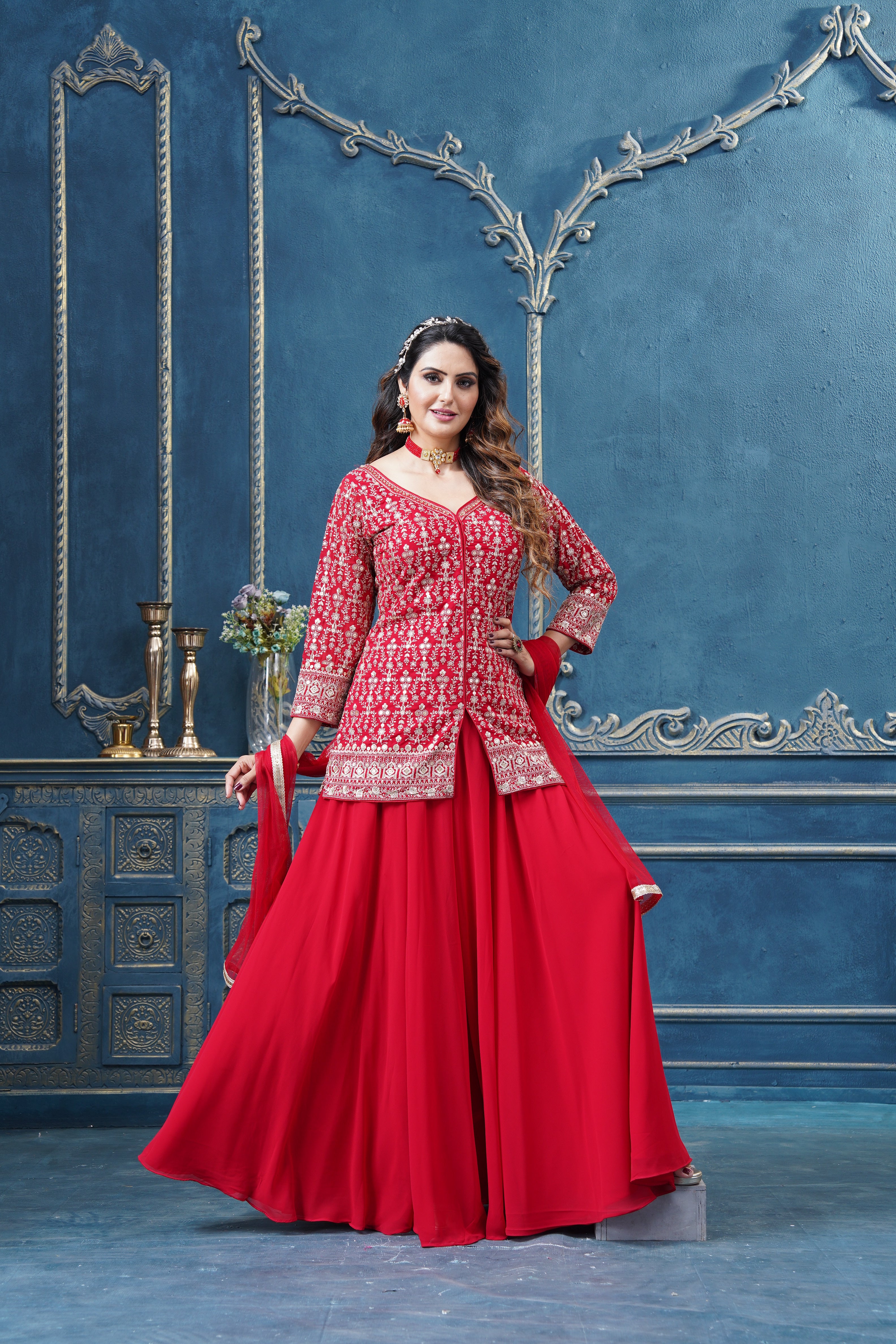 Rupika Palazzo Suit - Roop Darshan