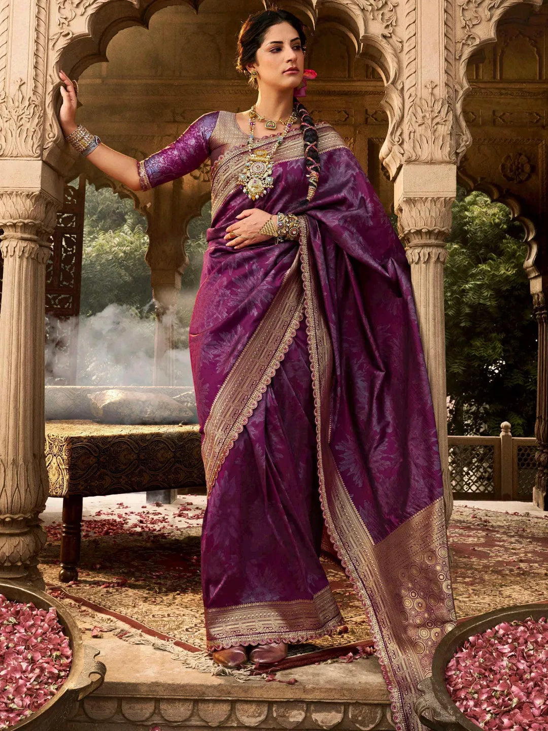 Jahnvi Designer Saree - Roop Darshan