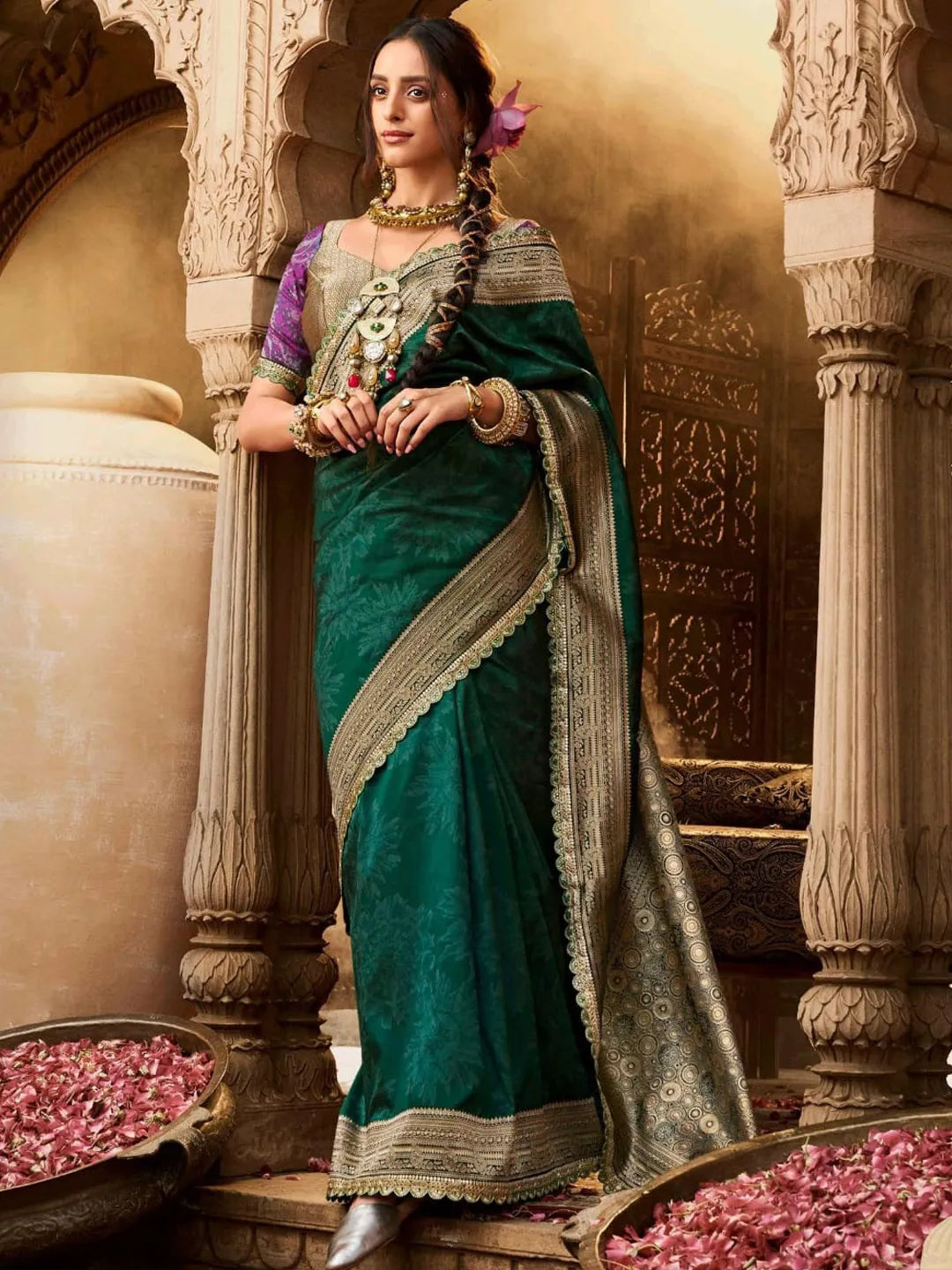 Jahnvi Designer Saree - Roop Darshan