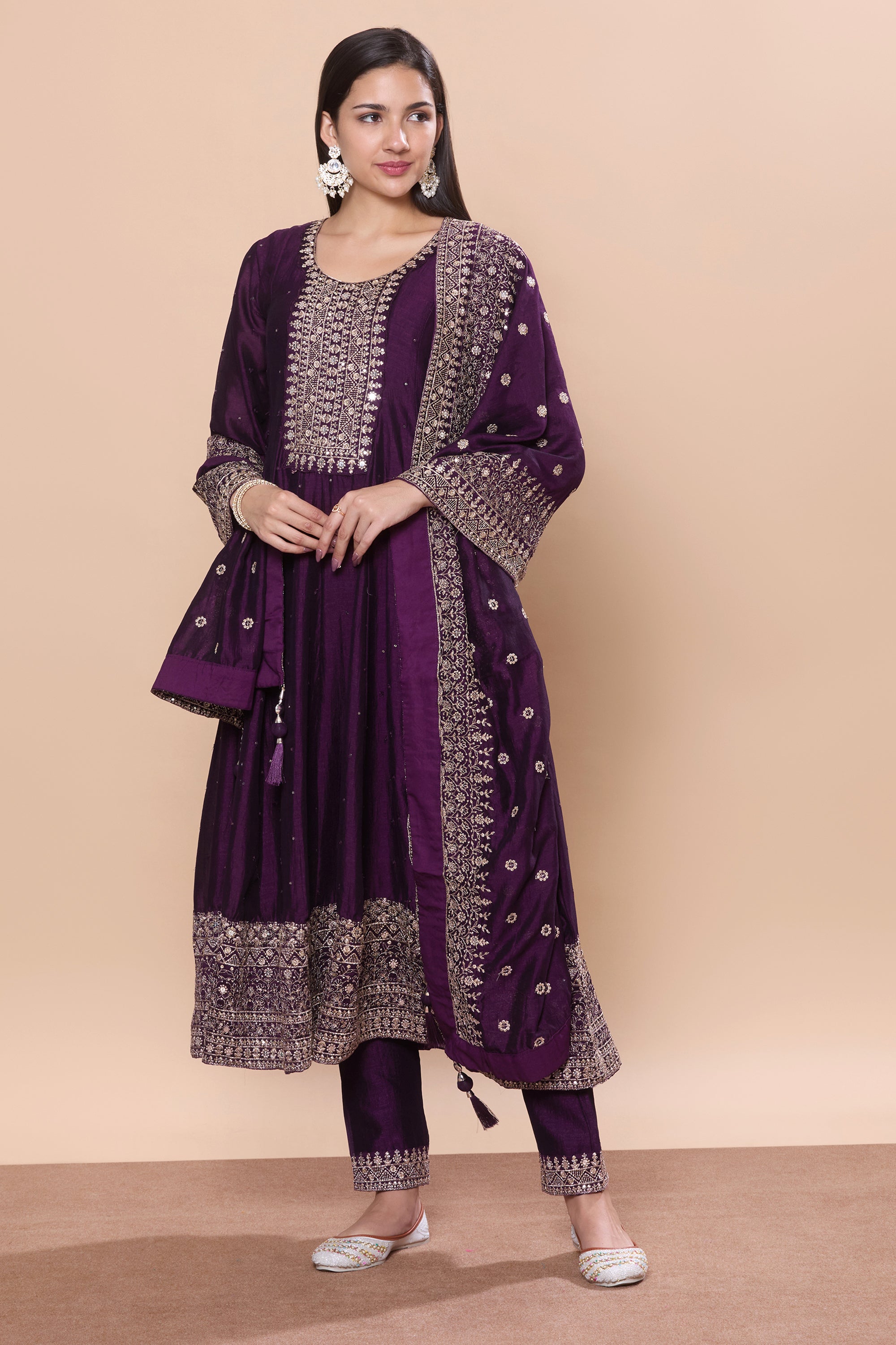 Mahira Flair Kamiz & Pant - Roop Darshan