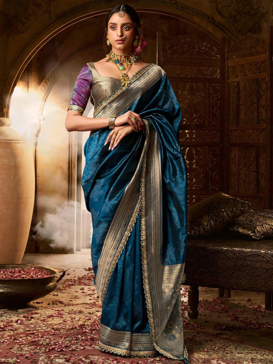 Jahnvi Designer Saree - Roop Darshan