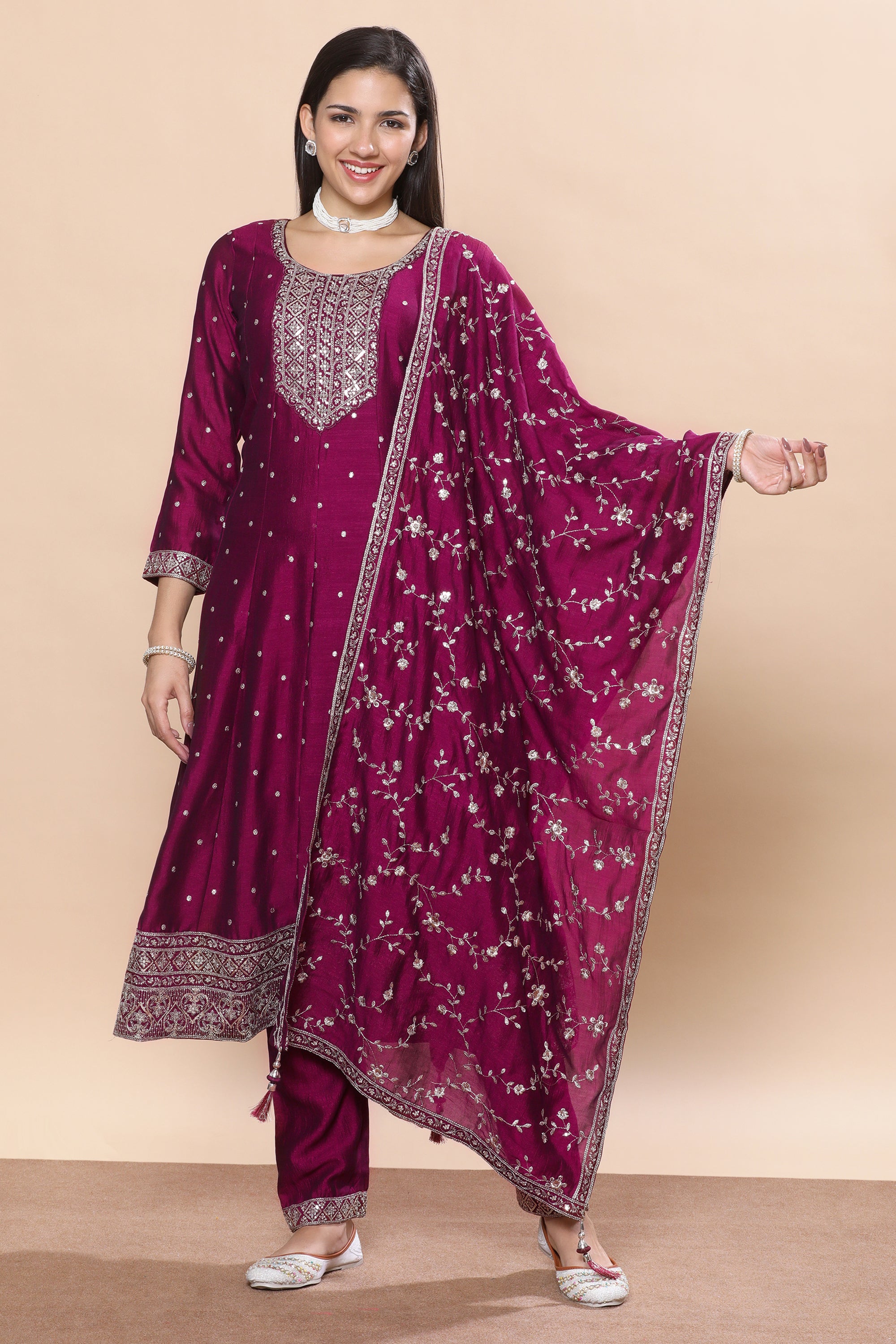 Naima Flair Kamiz & Pant - Roop Darshan