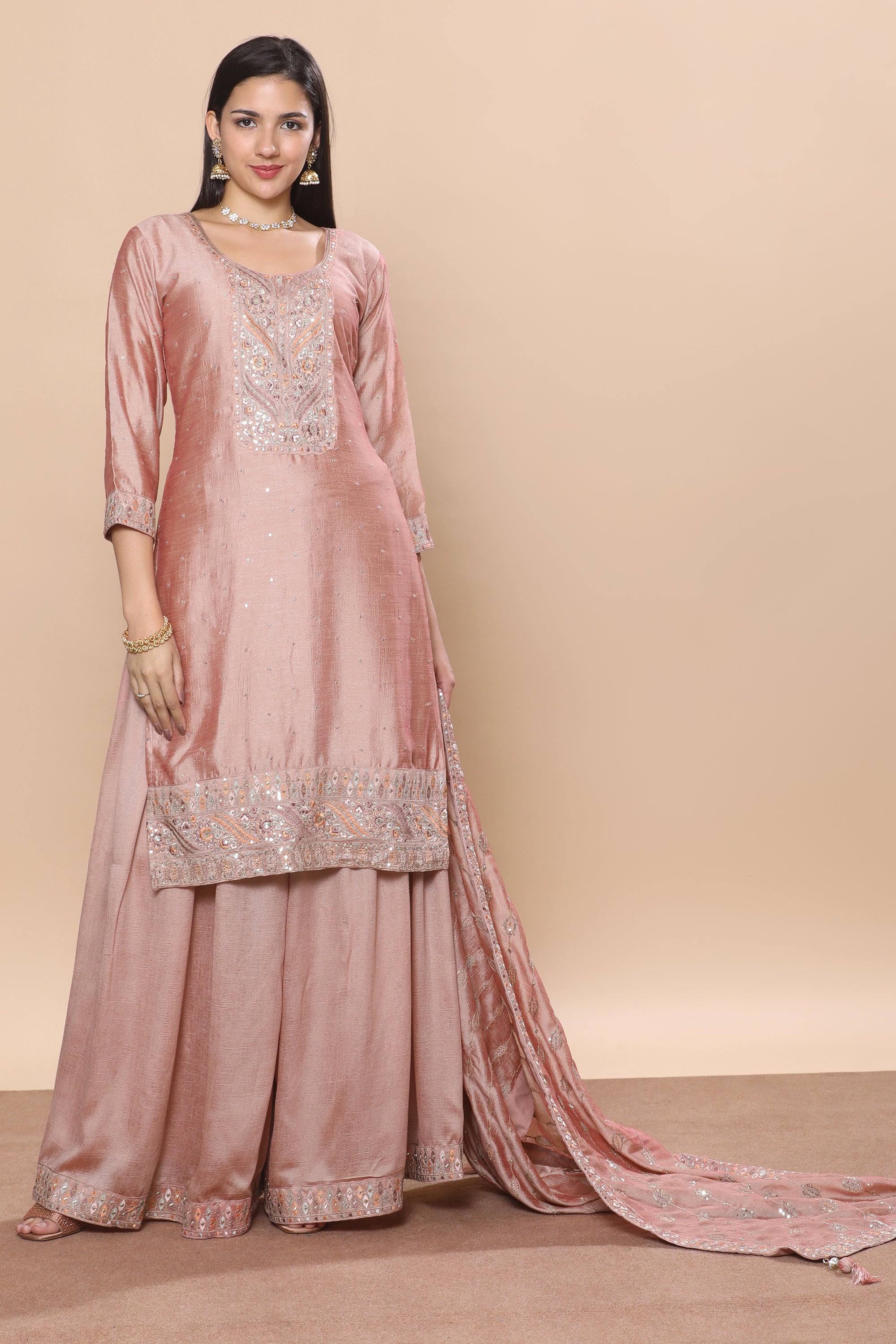 Bindiya Palazzo Suit - Roop Darshan