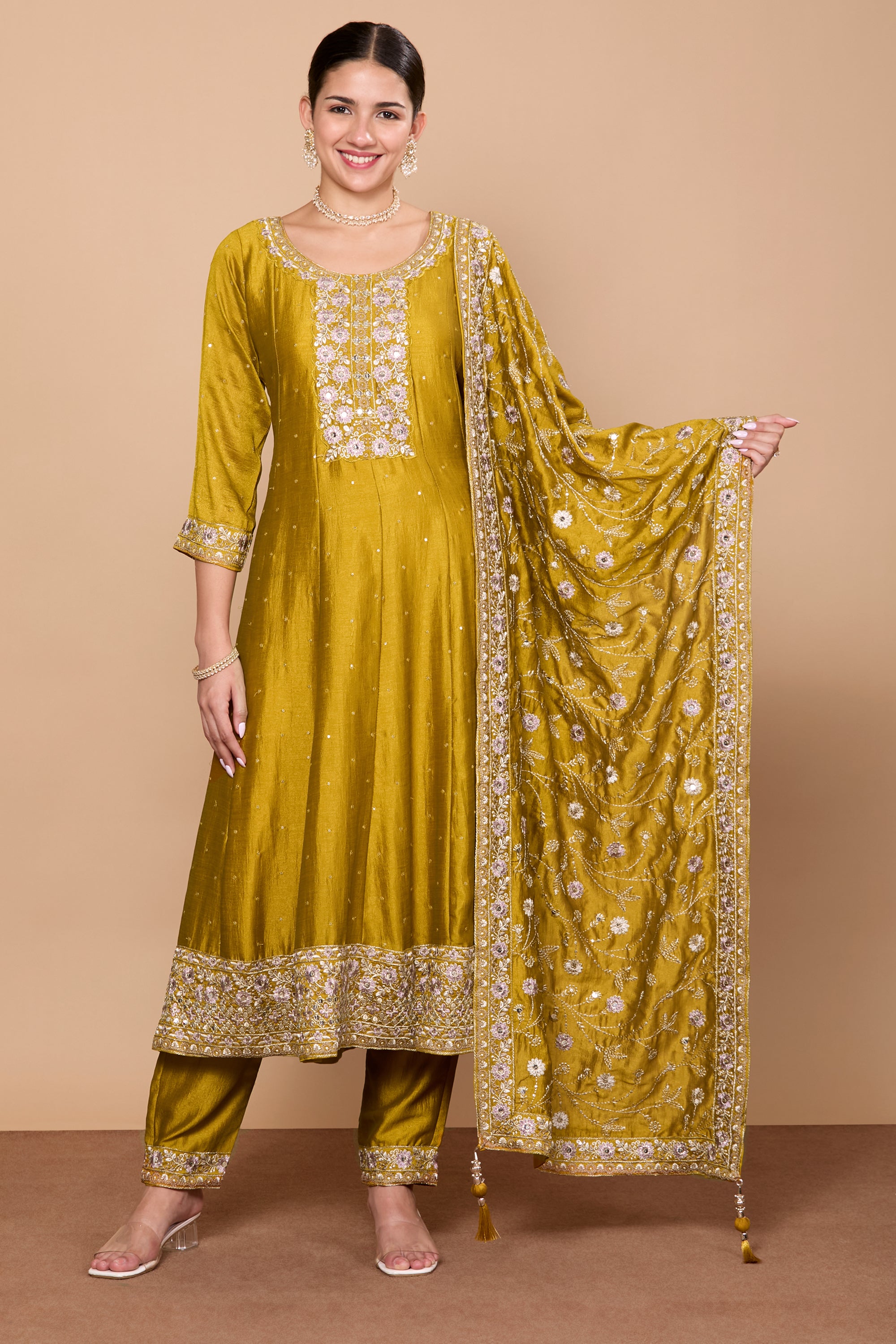 Aarna Flair Kamiz & Pant - Roop Darshan
