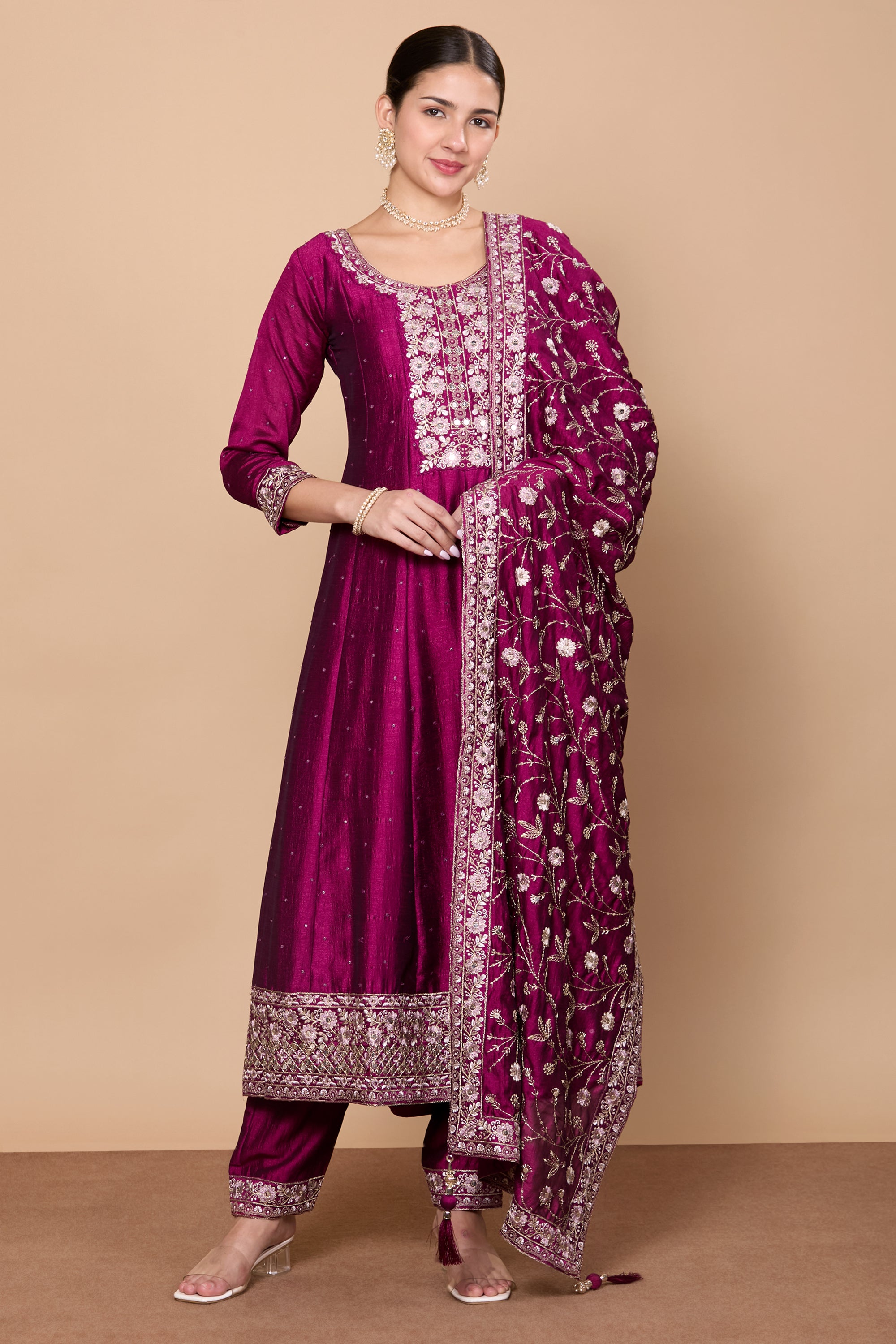 Aarna Flair Kamiz & Pant - Roop Darshan