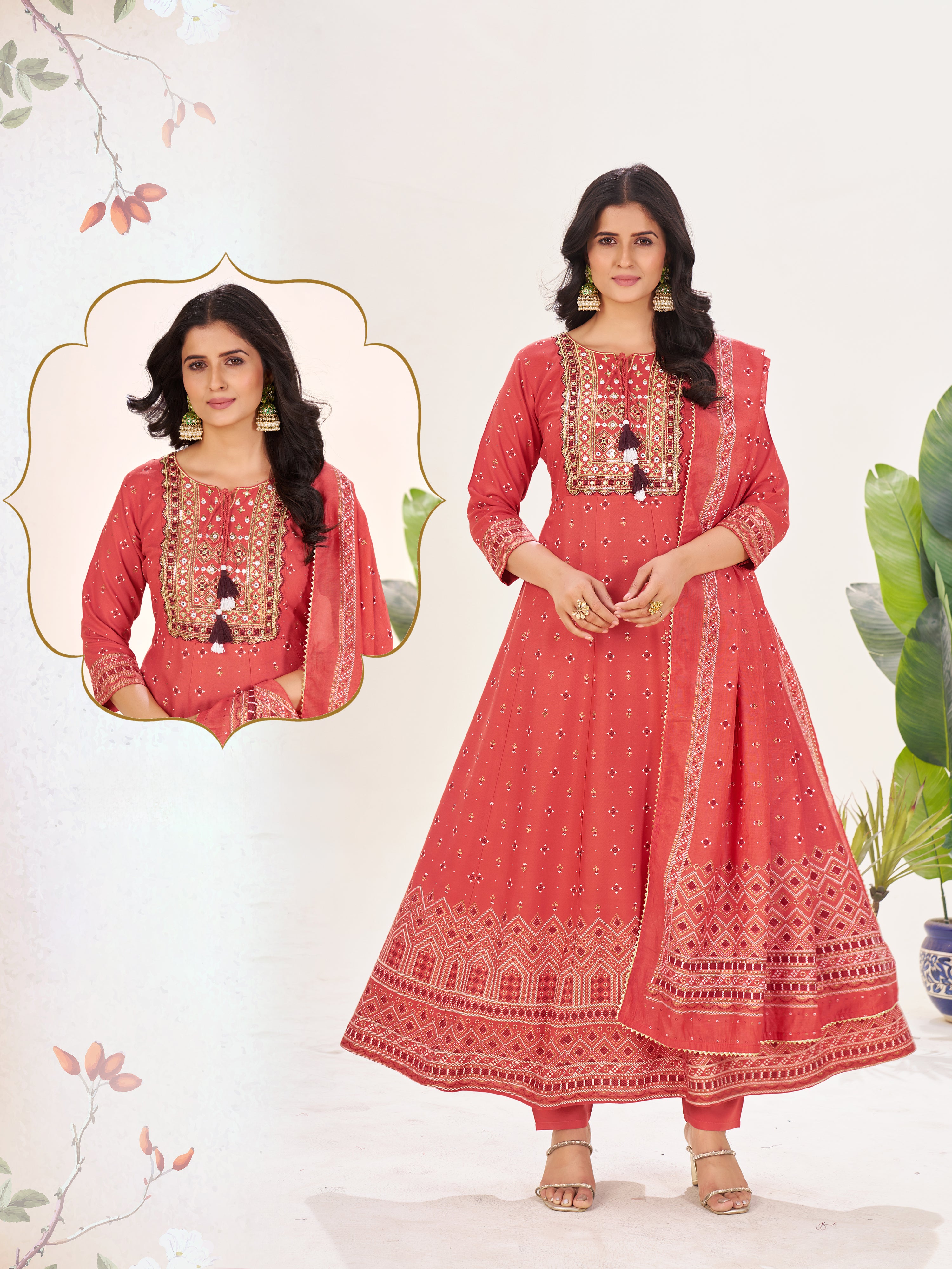 Varni Flair Suit - Roop Darshan