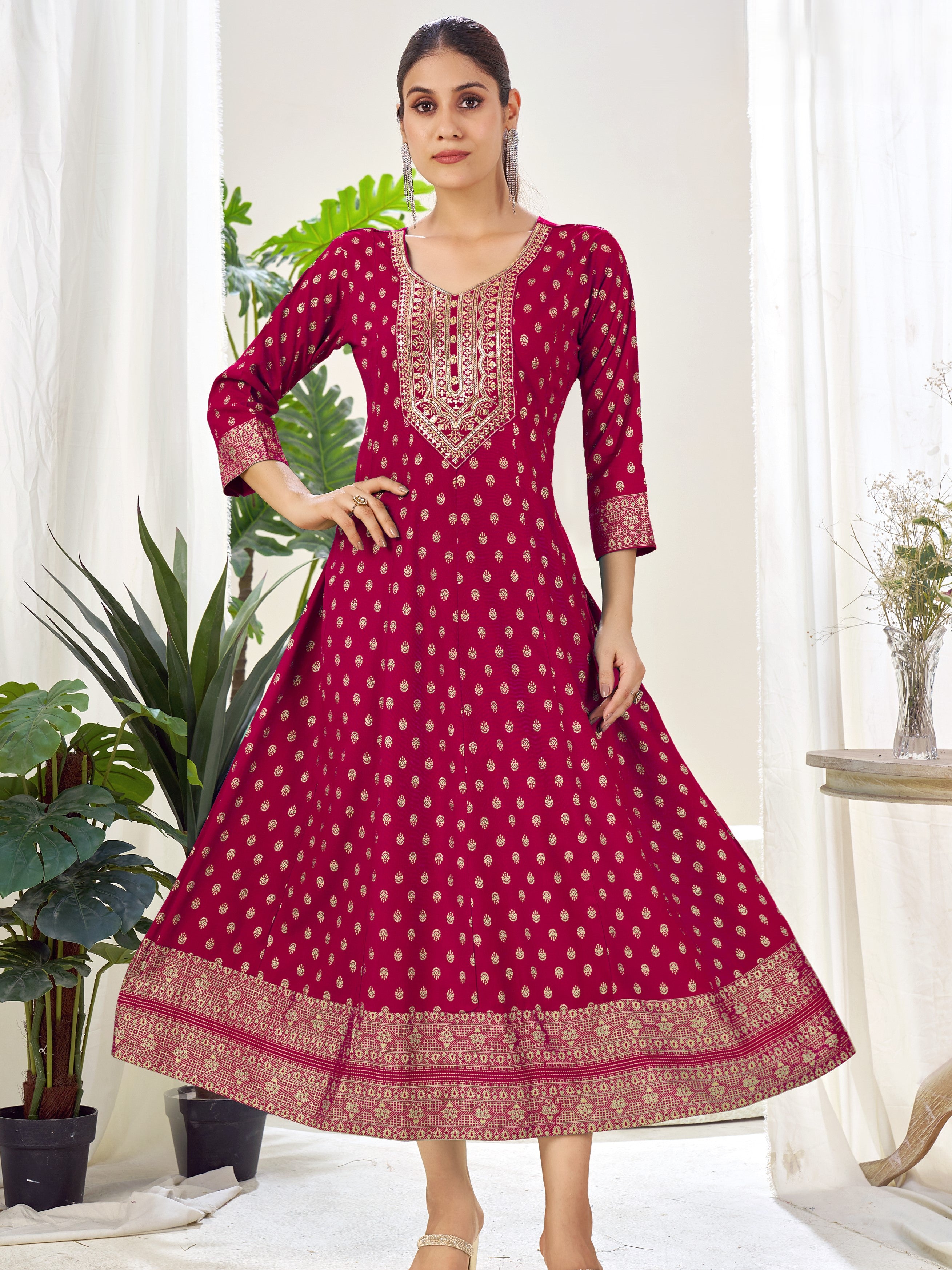 Heer Flair Kurti - Roop Darshan