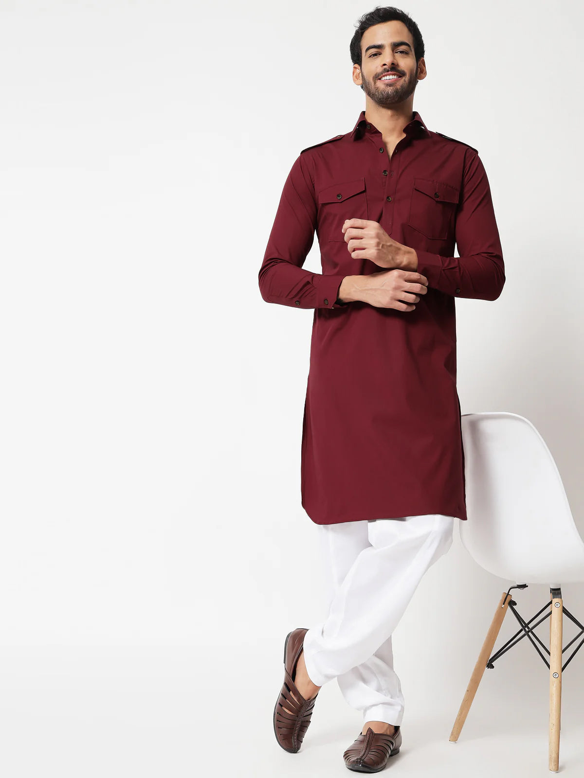 Mens Pathani Suit - Roop Darshan