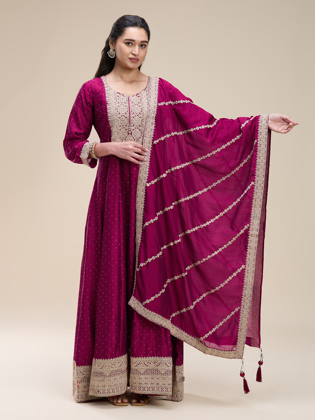 Abhira Flair Suit - Roop Darshan