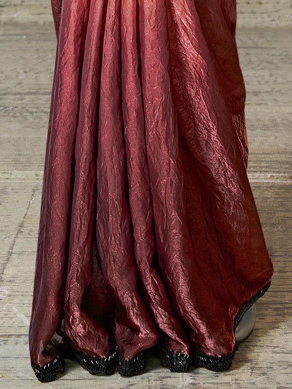 Trikona Ready To Wear Choli Saree - Roop Darshan