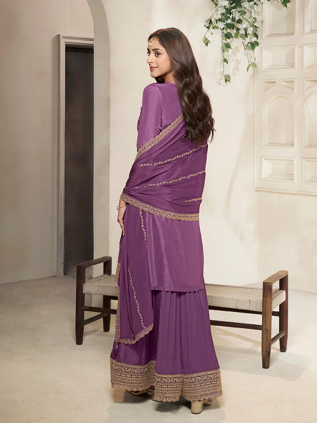 Pahel Palazzo Suit - Roop Darshan