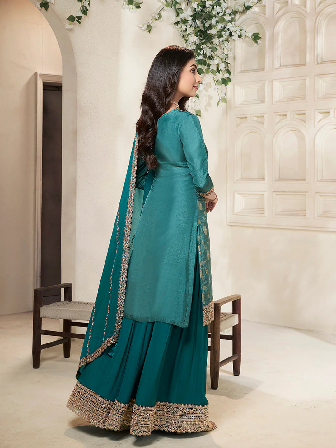 Pahel Palazzo Suit - Roop Darshan